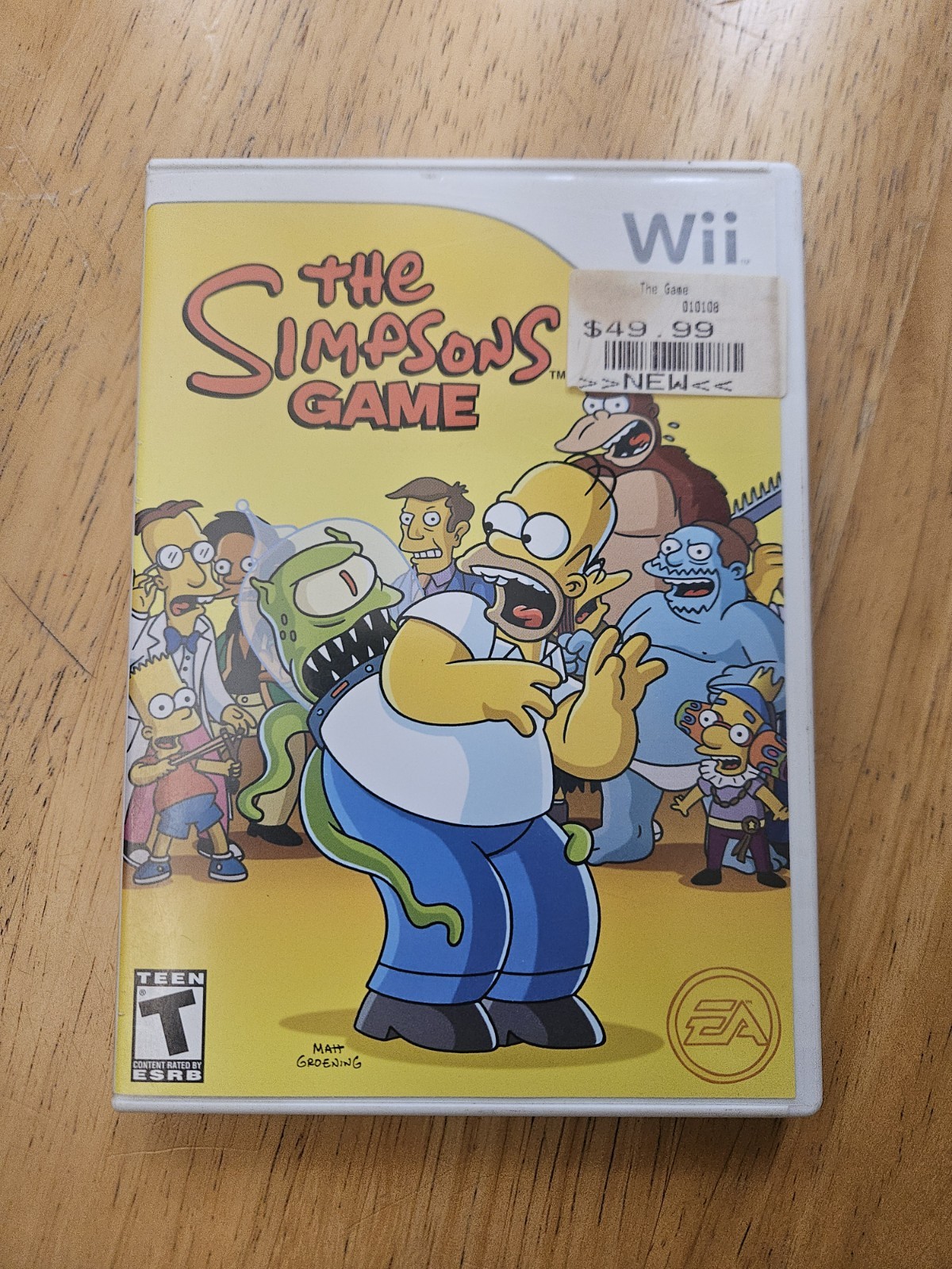 The Simpsons Game: (2007) Nintendo Wii – Complete In Box 🚨[WITH POSTER]🚨