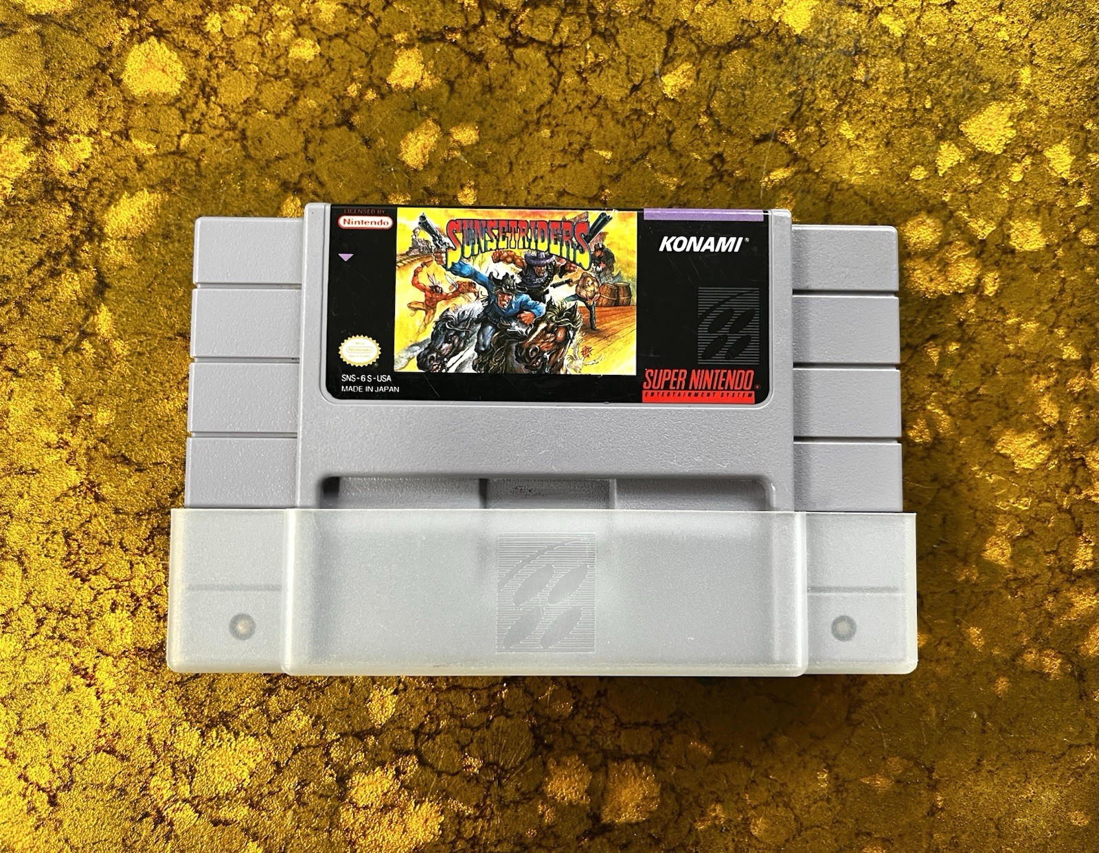 Sunset Riders (Super Nintendo SNES) – 100% Authentic & Tested Konami
