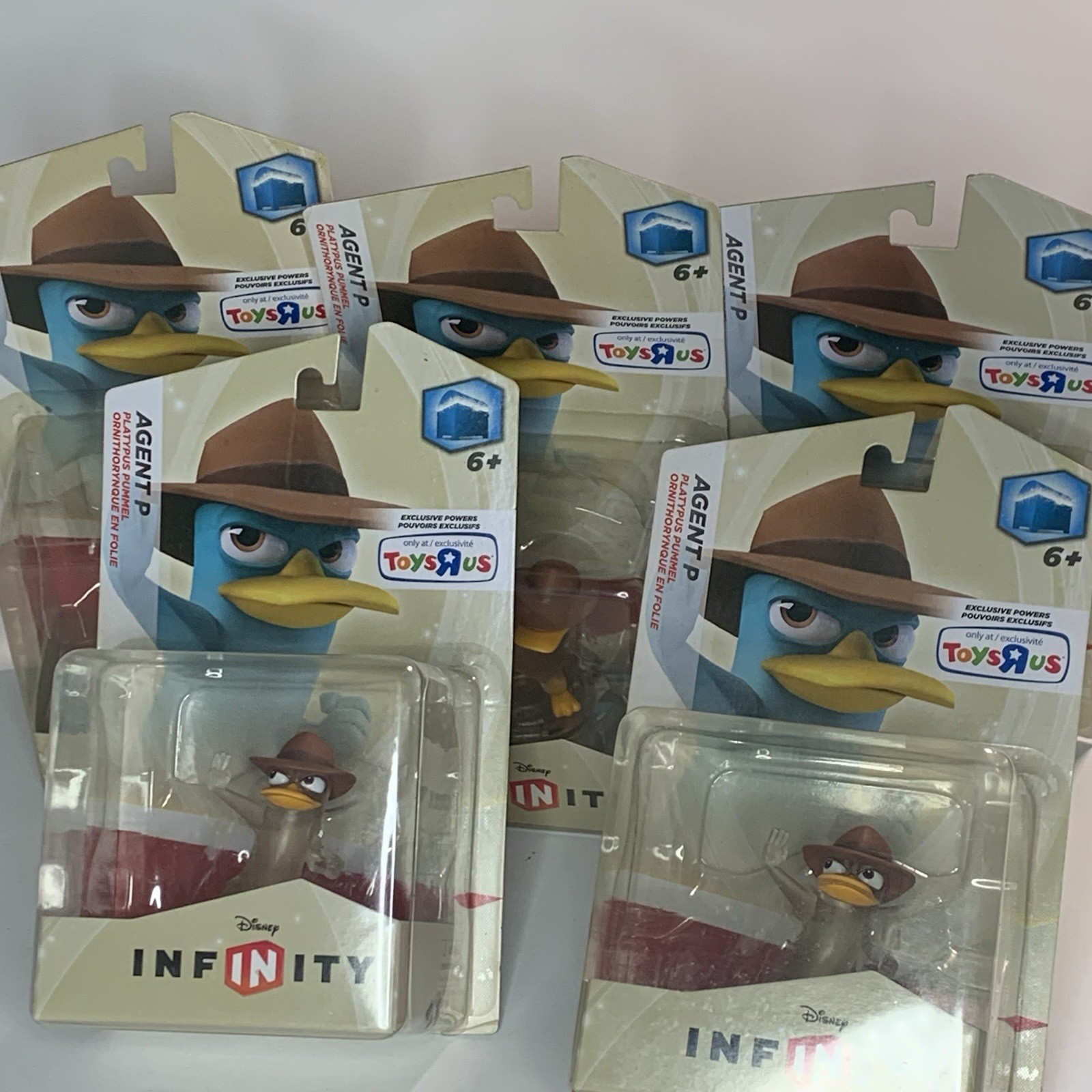 Lot (5) Disney Infinity Phineas & Ferb Agent P Crystal Figure ToysR’Us Exclusive
