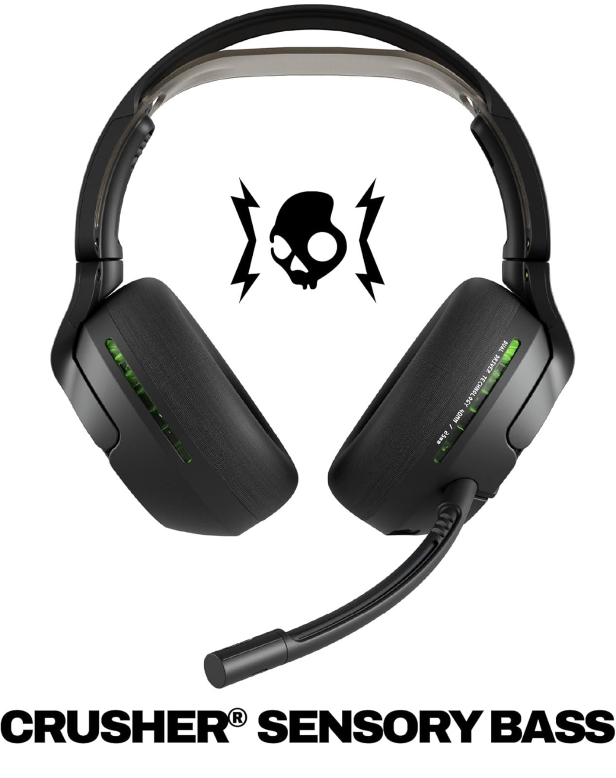 Skullcandy Crusher PLYR 720 Wireless Headset THX Audio, Sensory Bass – Xbox