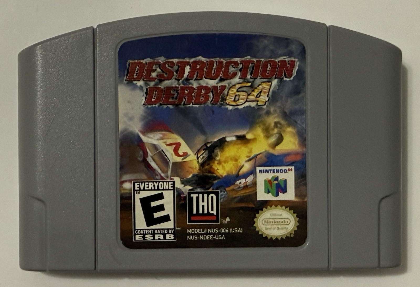 Destruction Derby 64 – Nintendo N64 *Tested & Working*
