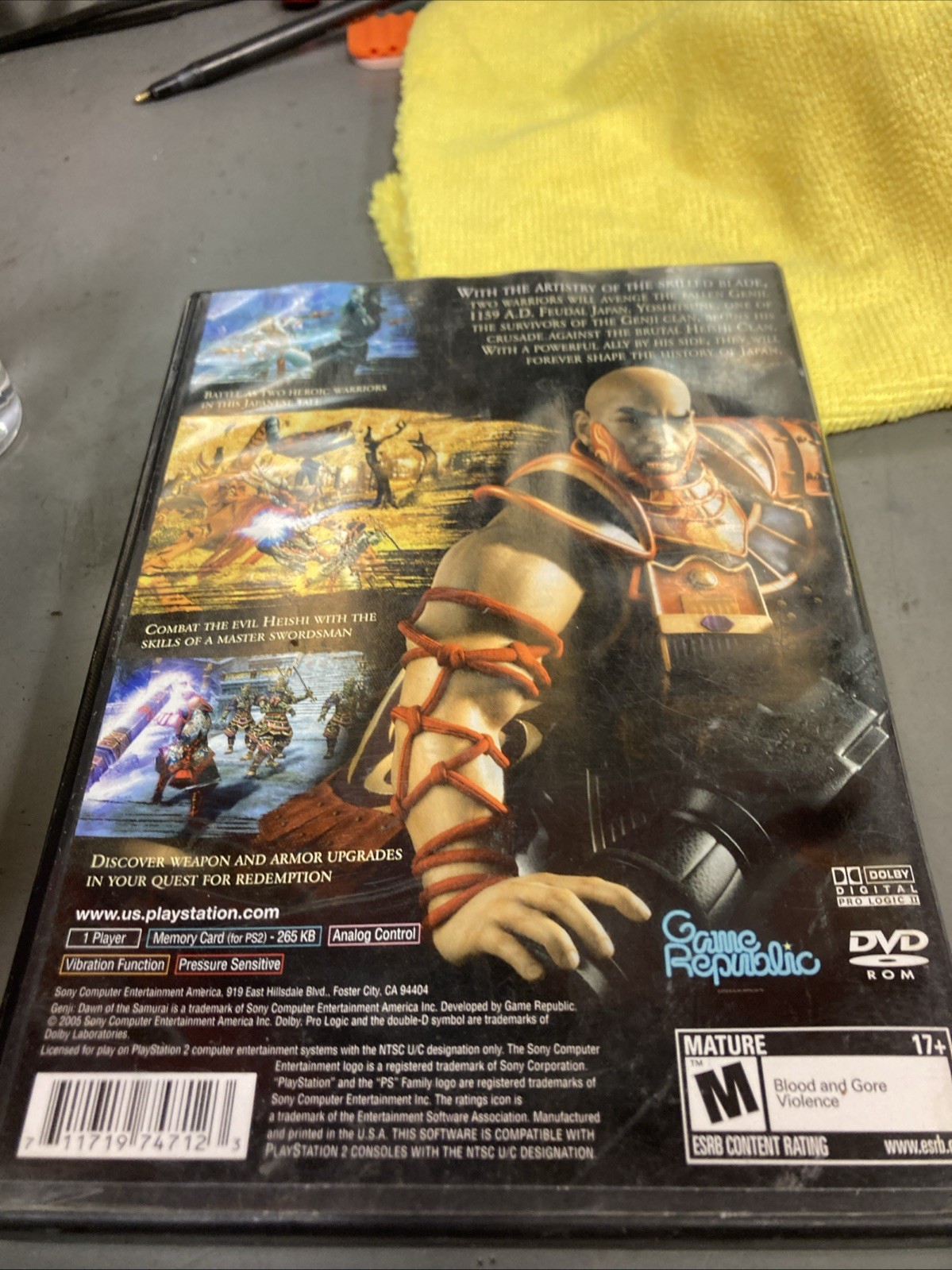 Genji Dawn of the Samurai M – Sony PlayStation 2