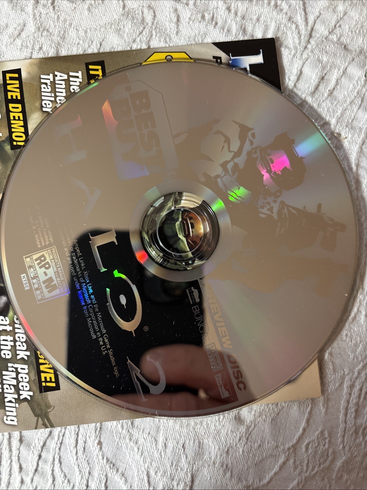 Halo 2 Best Buy Controller And Preview Disc Bundle RARE