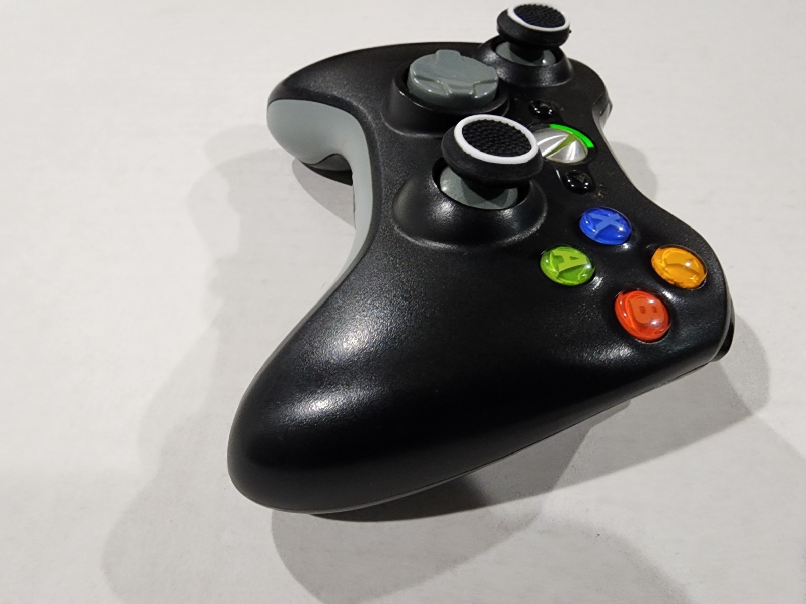 Microsoft Xbox 360 Wireless Controller Black and Gray Model 1403 OEM *SEE PICS*