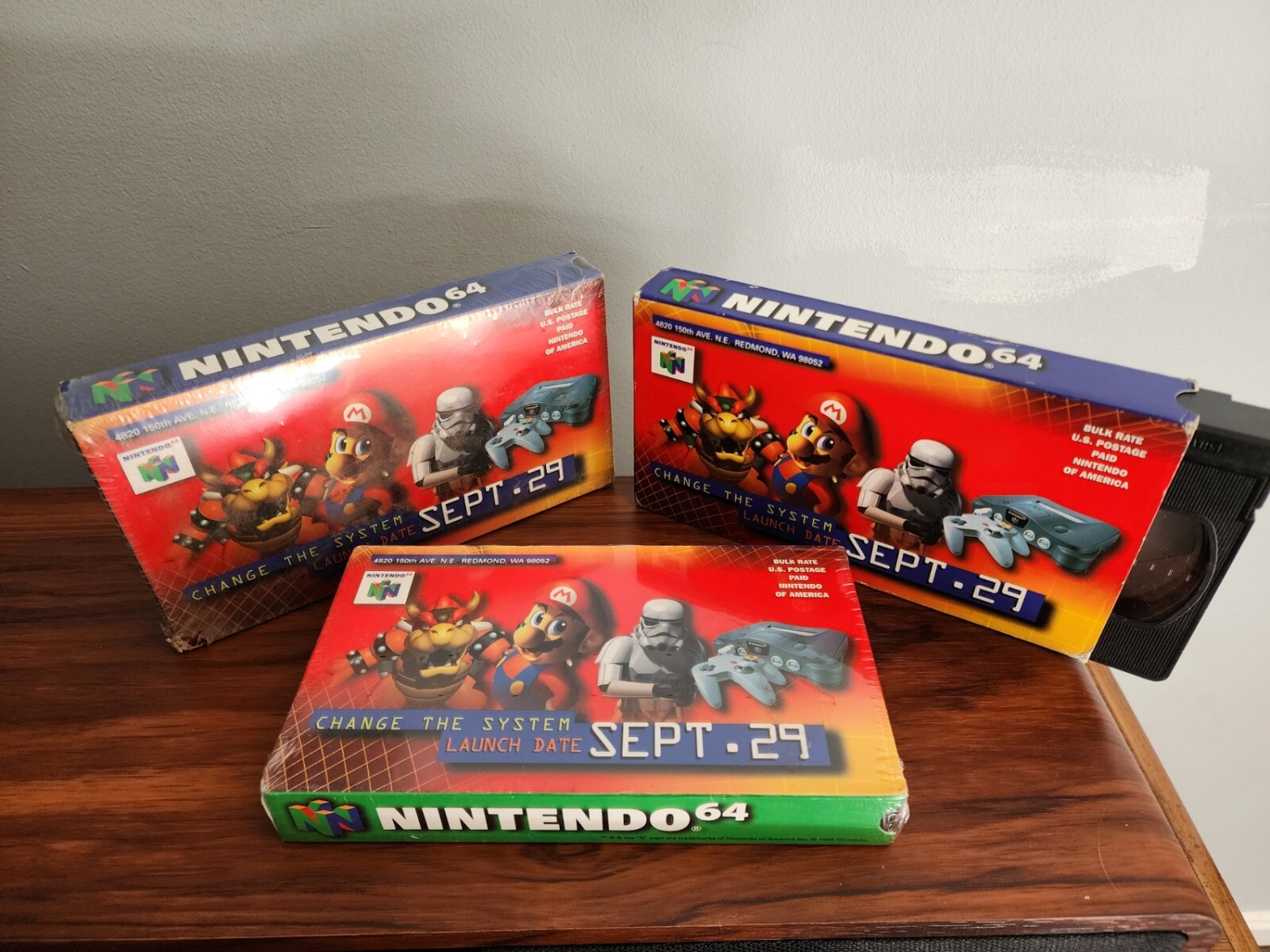 Nintendo 64 Nintendo Power Change the System Launch Date Promo VHS N64 – Sept 29