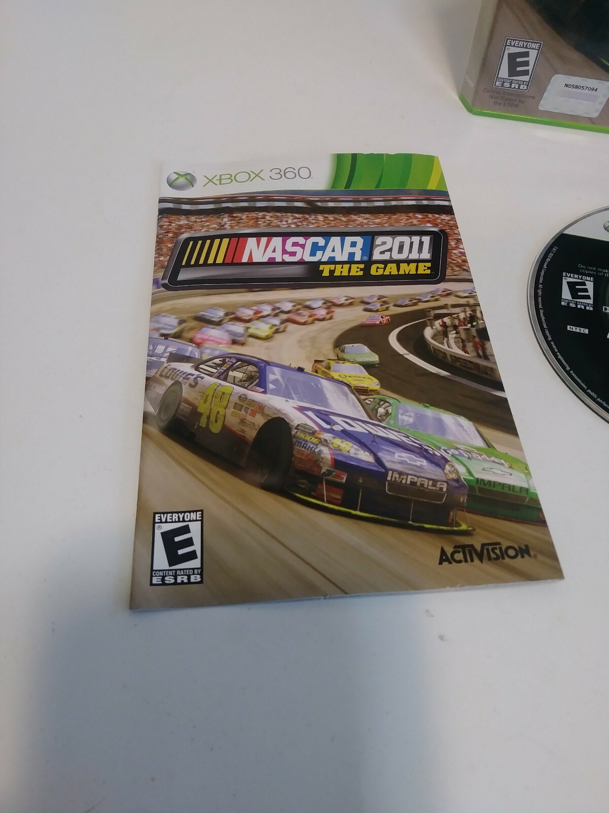 NASCAR The Game 2011 (Microsoft Xbox 360, 2011) Complete. Tested. GC
