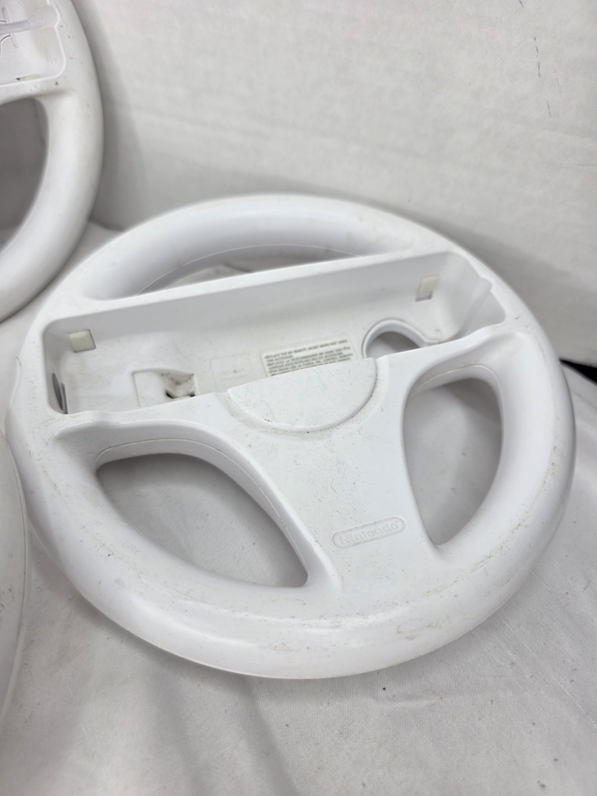 Lot of 7 Nintendo Wii Steering Wheels RVL-024 Mario Kart Remote Attachments OEM