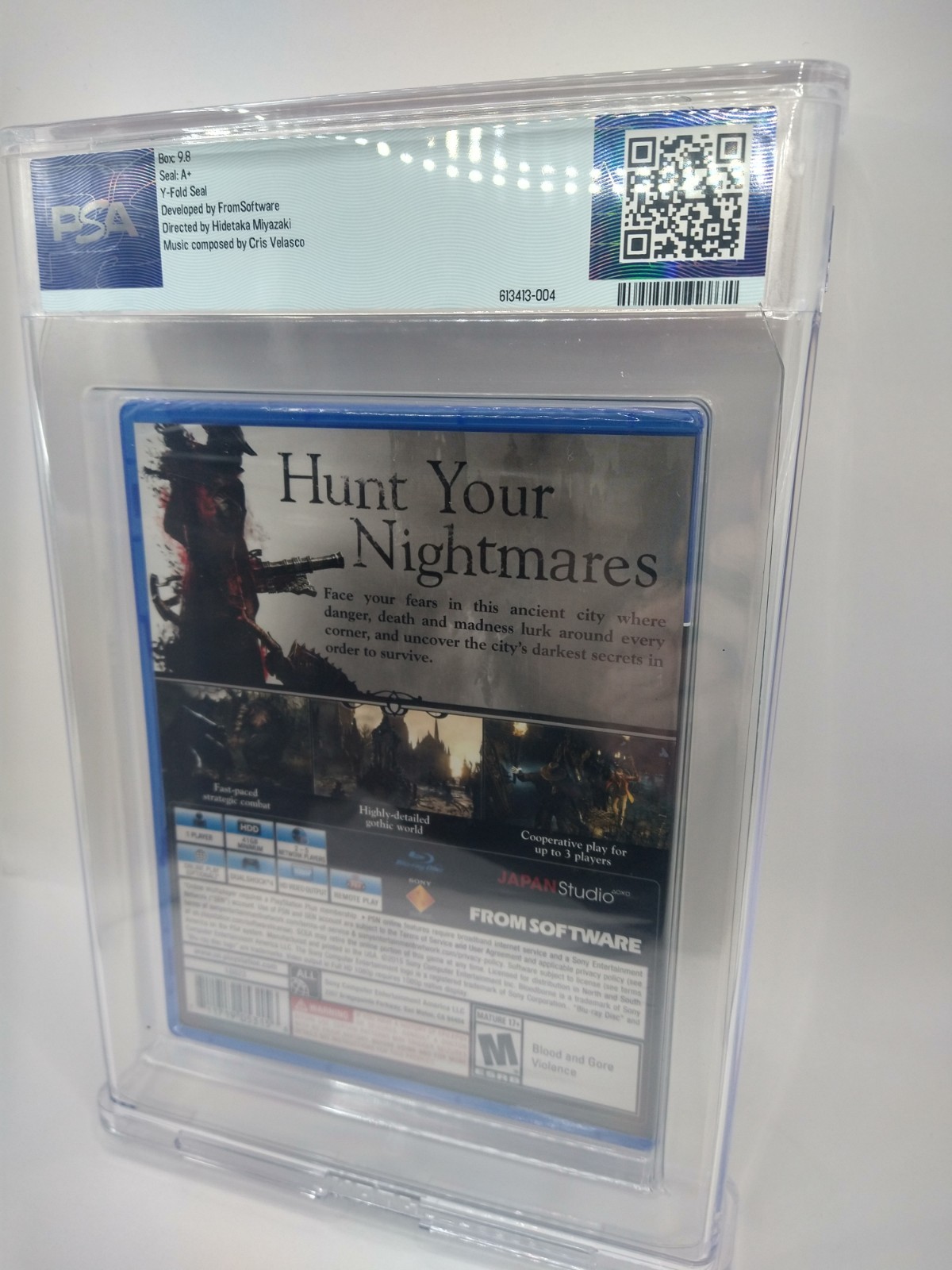 Bloodborne PlayStation 4 (PS4) [PSA 9.8 A+] WATA, From Software Sony [Brand New]