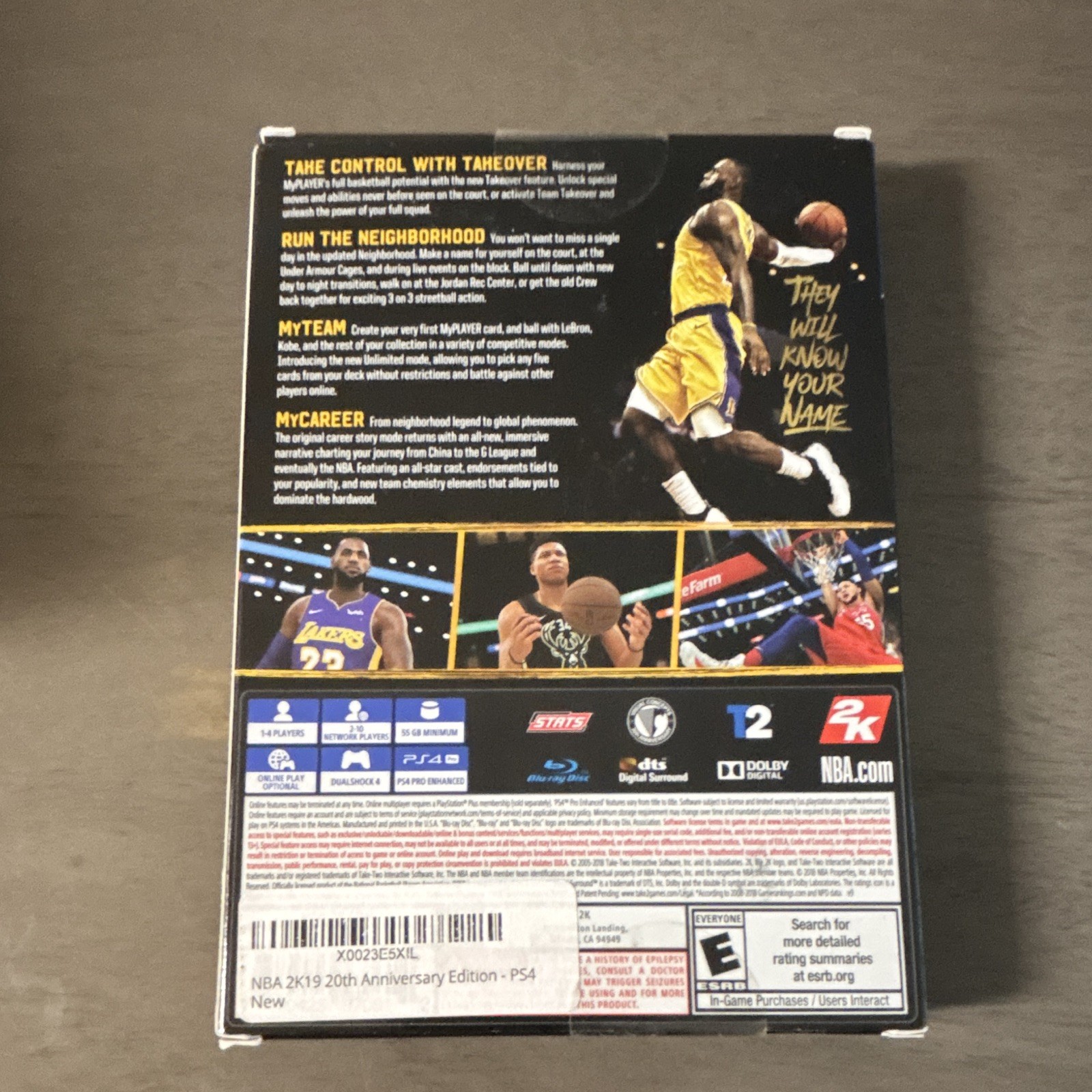 NEW 2K NBA 2K19 20th Anniversary Edition PS4 NTSC-U/C Sports Basketball SEALED