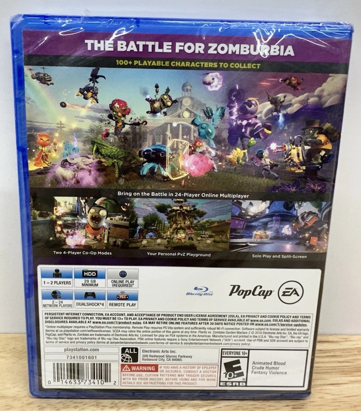 Plants vs Zombies Garden Warfare 2 GW2 Sony PlayStation 4 PS4 New Sealed