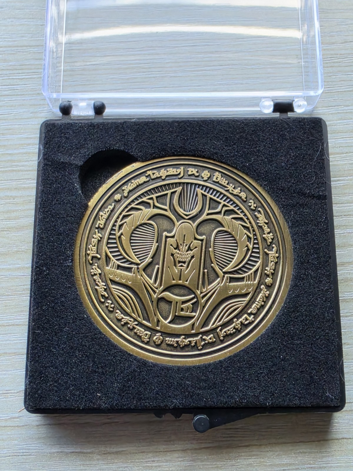 DOOM Eternal Maykr Challenge Coin Medal Rare Bethesda Gear Store #101 Of 500
