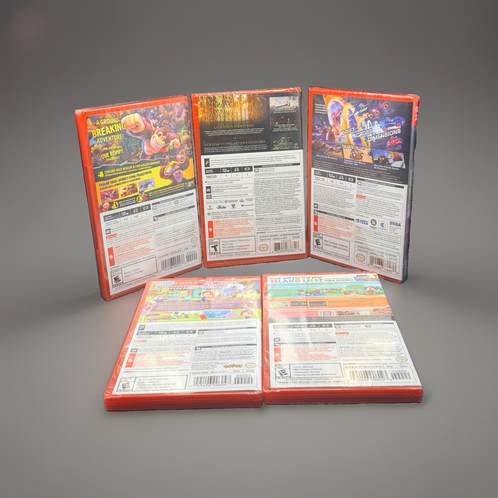 Pokémon Pokopia Hogwarts Sonic Animal Donkey Nintendo Switch 2 | Game Lot New