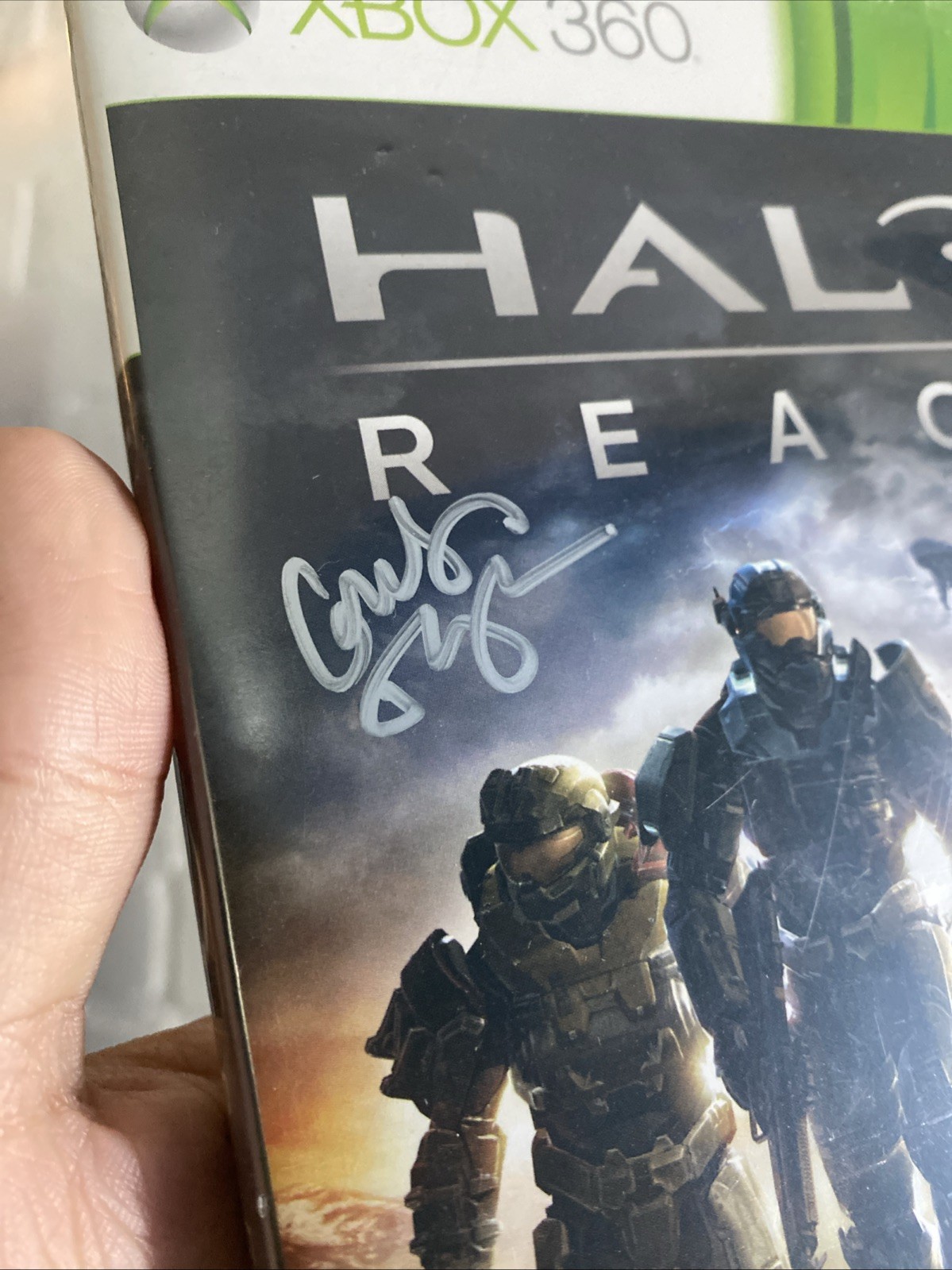 Halo Reach Xbox 360 Game Case SIGNED: SERINA – Case Only Meant For Display