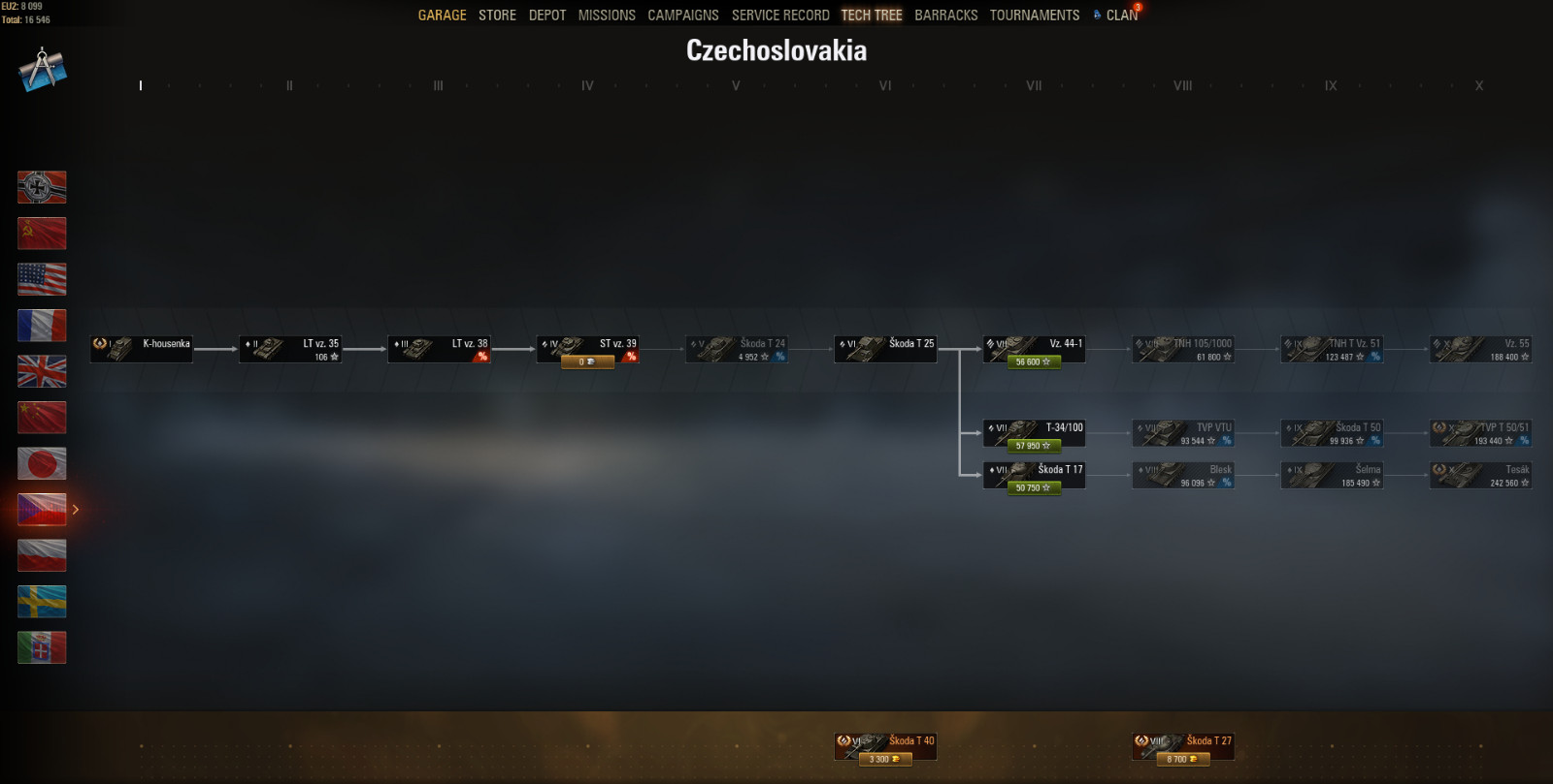 World of Tanks Account a lot of premiums Tier X