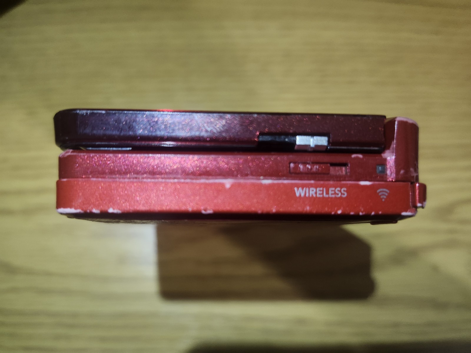 Nintendo 3DS Handheld System – Flame Red Comes With Stylus And Charger. No Game