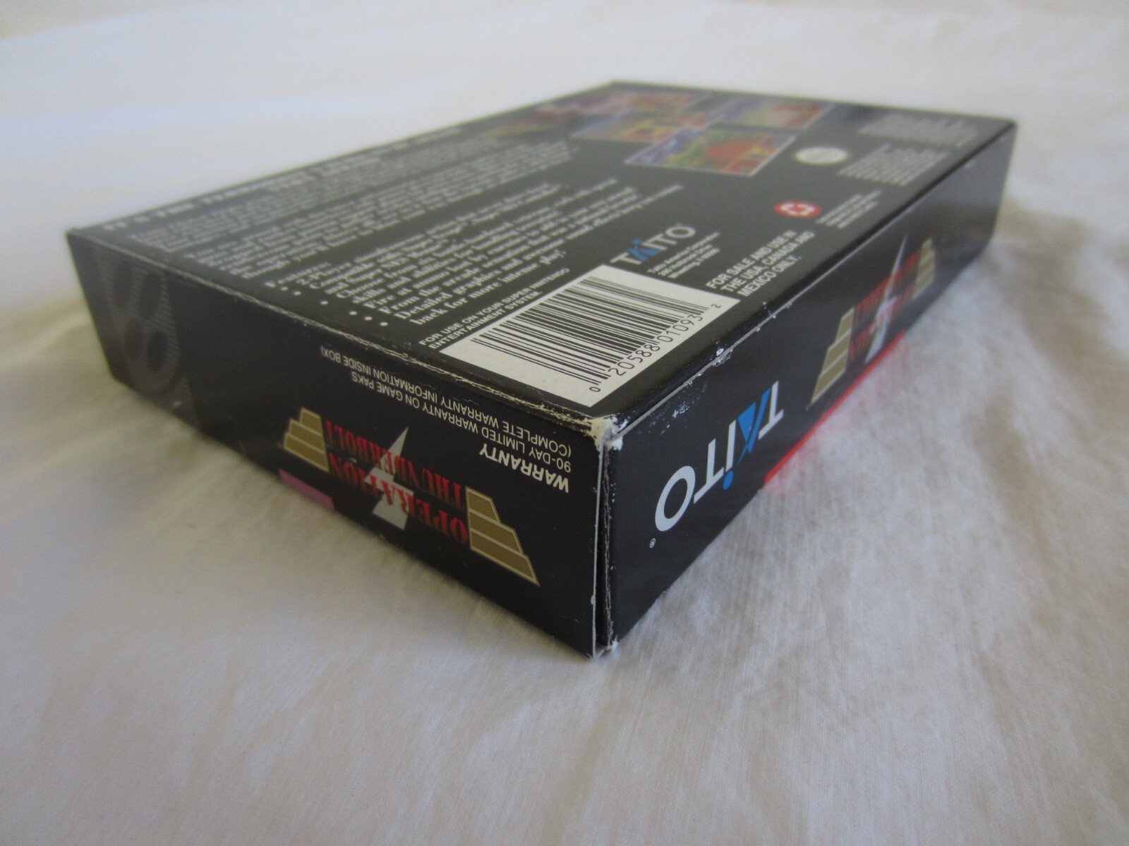 Operation Thunderbolt SNES Super Nintendo CIB 100% Complete Box 1994 Taito RARE