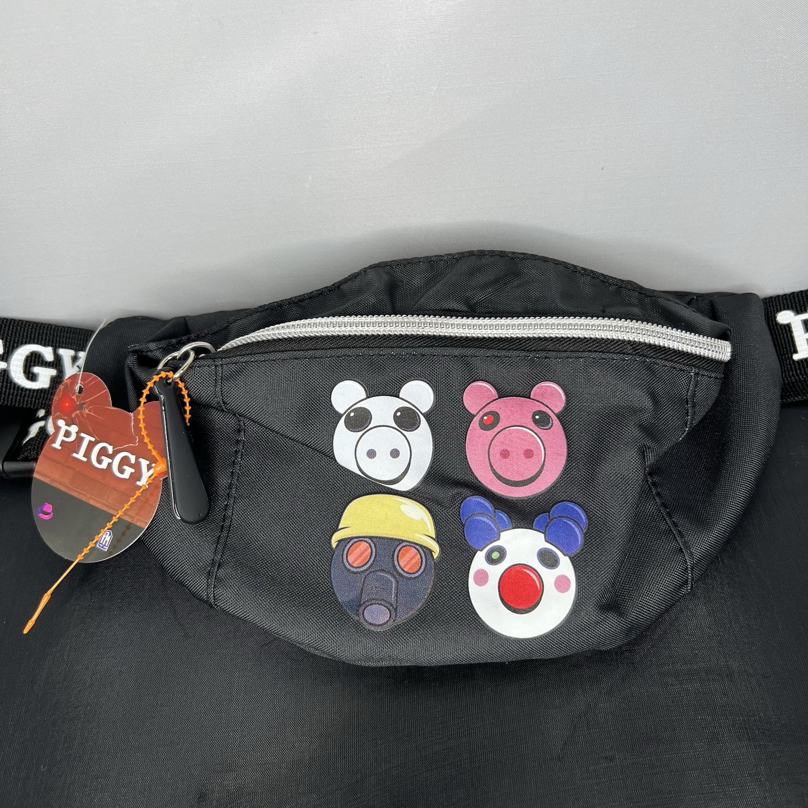 Piggy Roblox Official Fanny Pack – Black Waist Bag – NEW