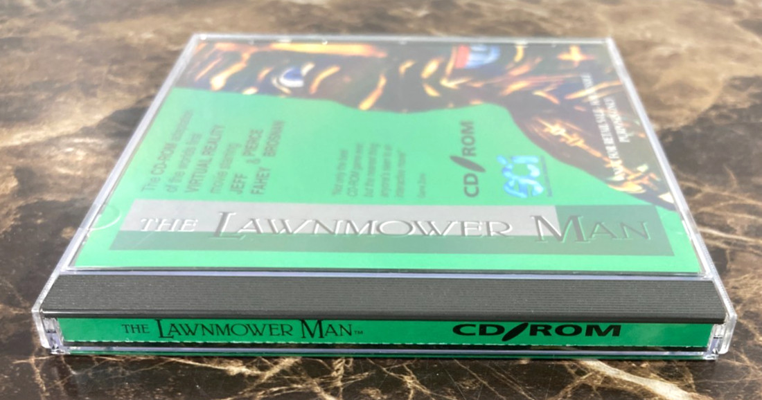 The Lawnmower Man PC CD-Rom Video Game Vintage 1993 Movie VHS Promo Sony EUC