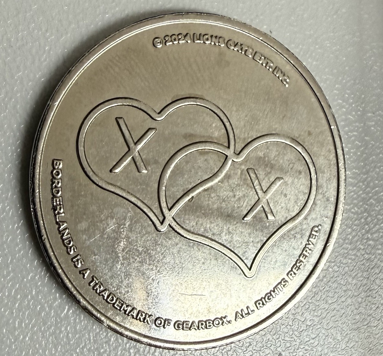 Borderlands Moxxi’s Coin Token SDCC 2024 And Keychain