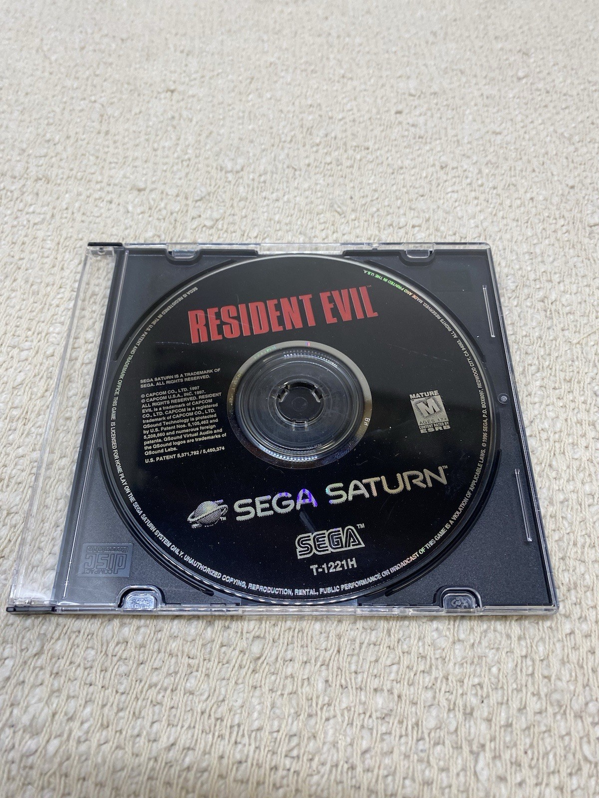 Resident Evil (Sega Saturn 1997) Disc Only Copy