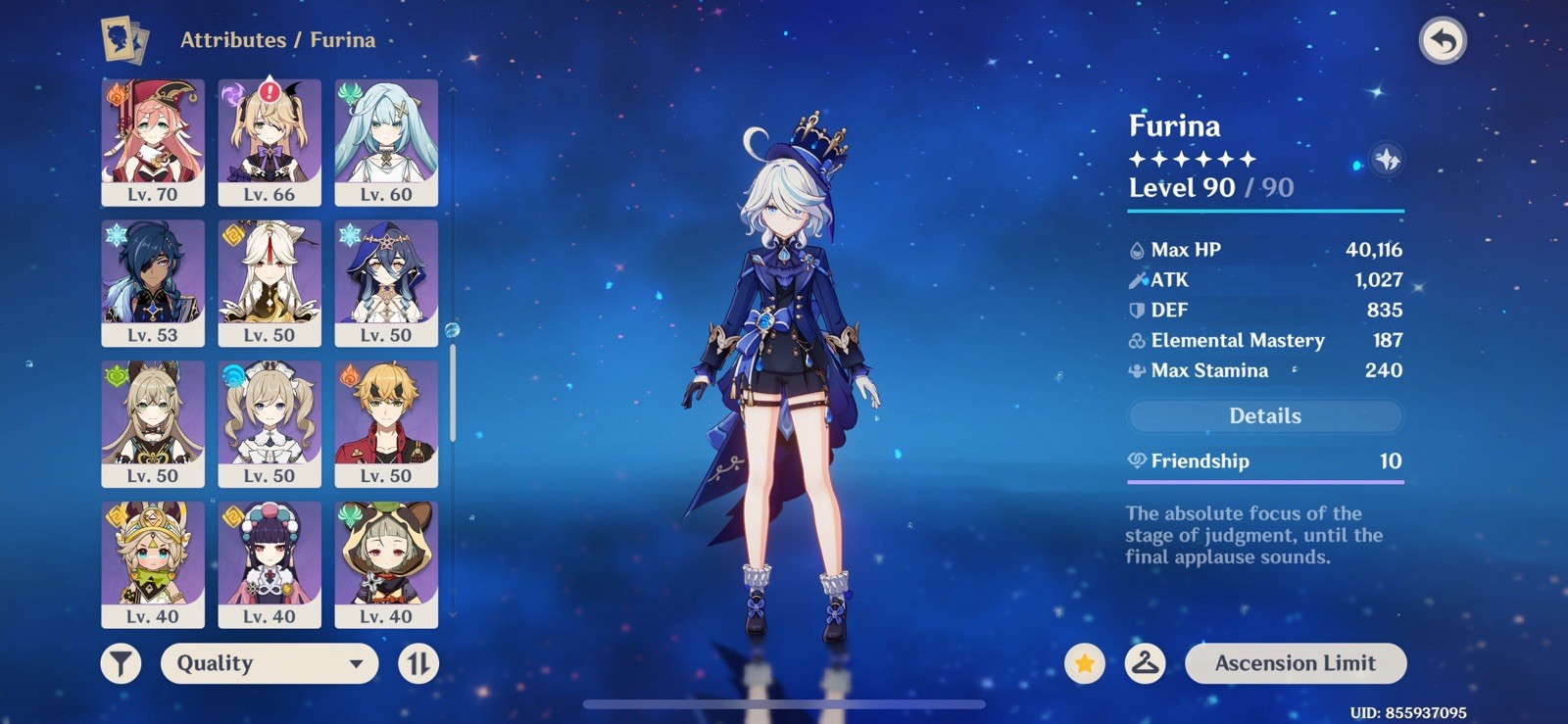 Gneshin impact/ Asia Server/ Ar60/MESSAGE BEFORE PRUCHASE PLEASE:)