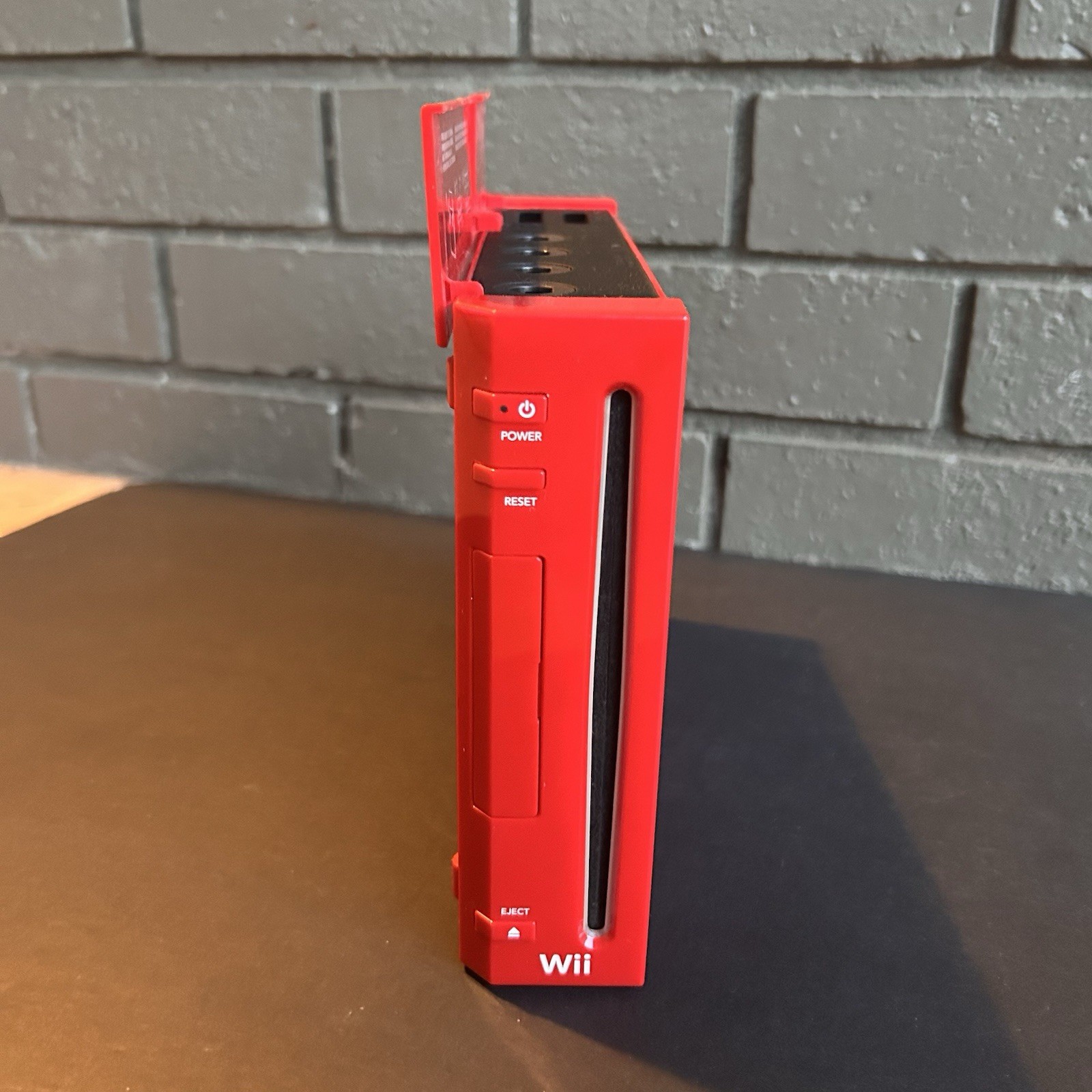 Nintendo Wii Gamecube Compatible Red Console RVL-001 Tested Works Console ONLY