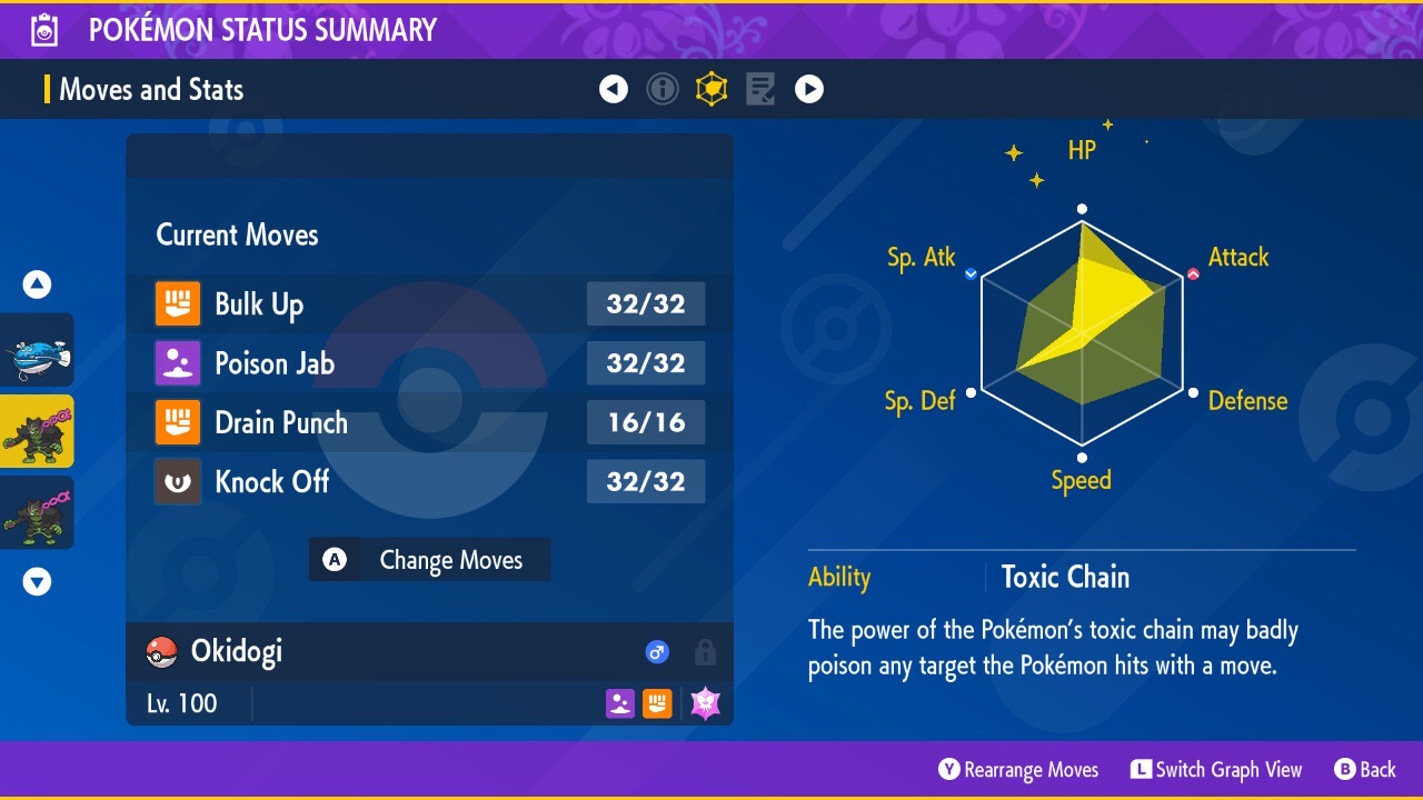 🌟Okidogi Best Stats Pokemon Scarlet and Violet Home🌟