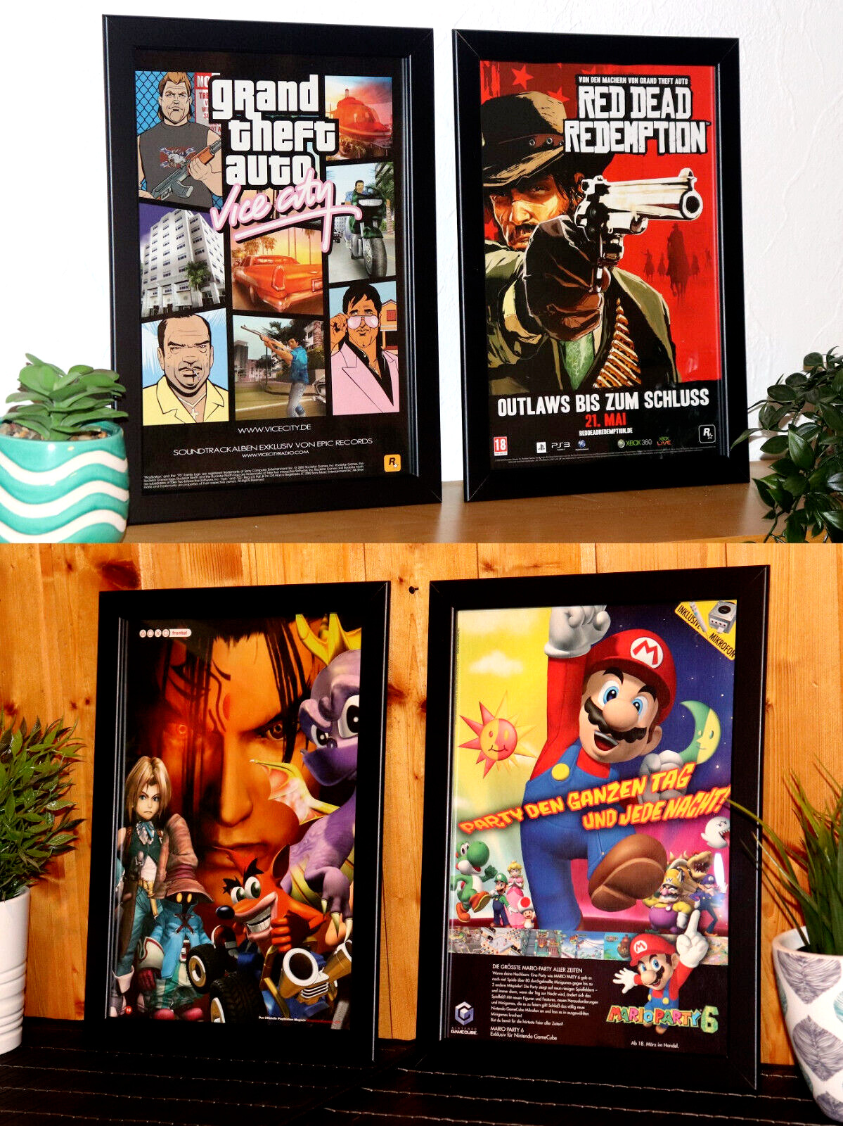 Saints Row 2 PS3 Xbox 360 Rare Promo Small Poster / Ad Page Framed.