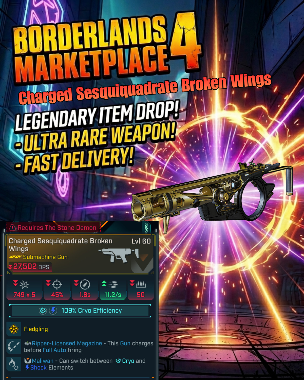 Borderlands 4⚡GloamReaper C4SH Build⚡YouTuber Build ⚡PC-PS-XBOX⚡