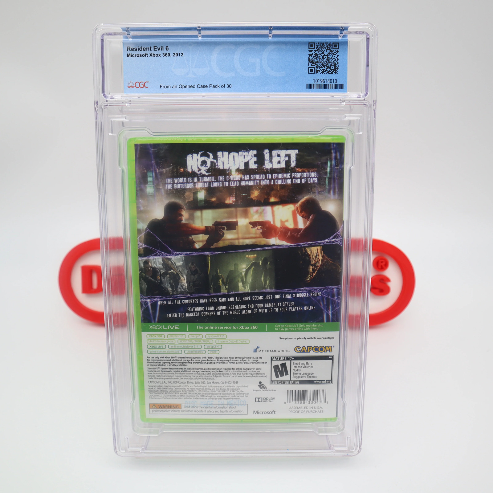 XBox 360 RESIDENT EVIL 6 VI – HIGHEST/PERFECT GRADED CGC 10 A++! NEW & Sealed!