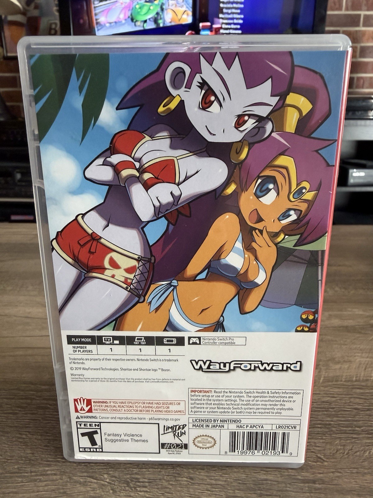 Shantae and the Pirate’s Curse Nintendo Switch CIB Complete Limited Run LRG Used