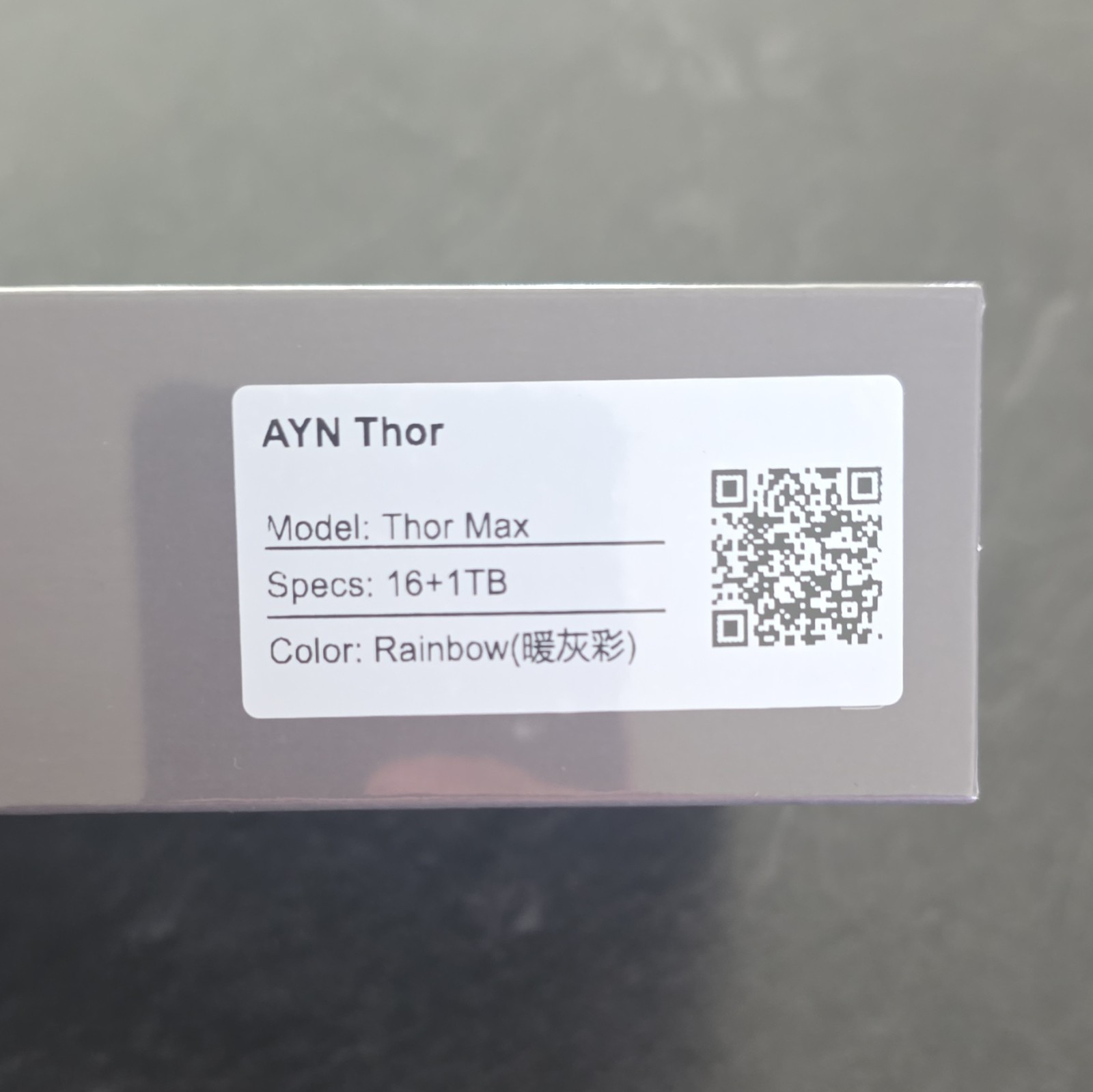 AYN Thor Max Handheld Game Console, 16GB RAM, 1TB Storage, Rainbow (SEALED)