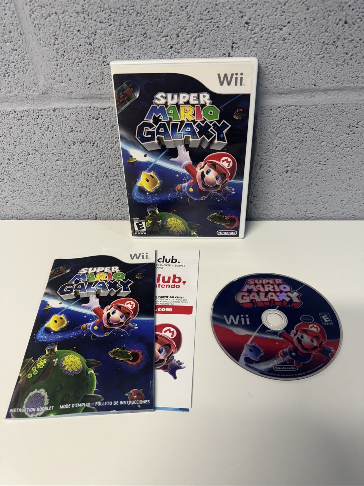 Super Mario Galaxy Nintendo Wii Complete CIB