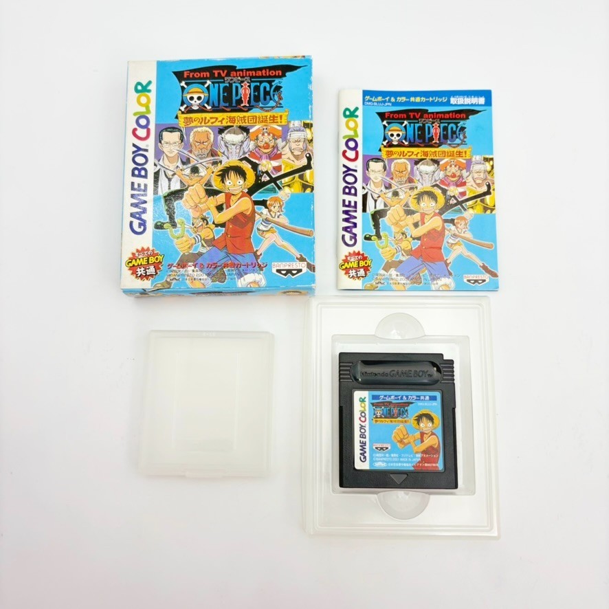 One Piece Piece Yume No Luffy GameBoy Color Japanese Complete Cib with Box