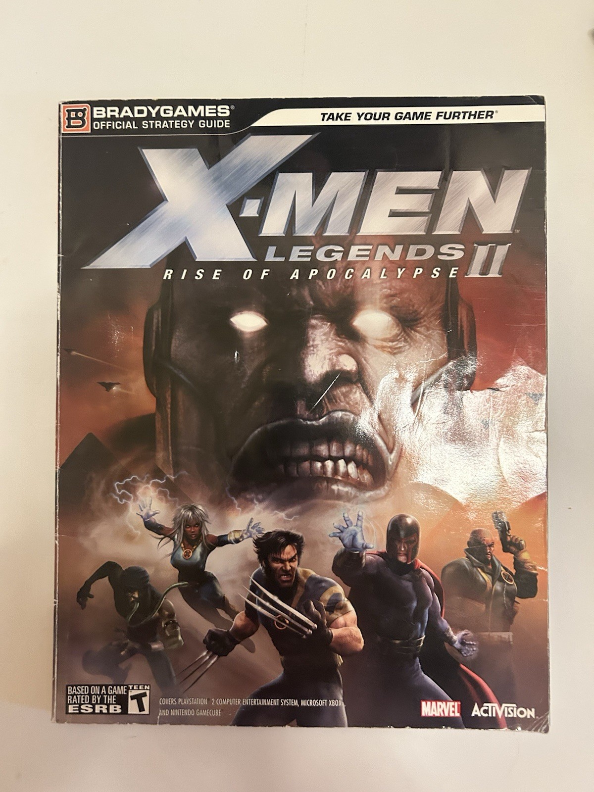 Xbox X-Men Legends & X-Men Legends II Rise of Apocalypse w/Guide Book & Manuals