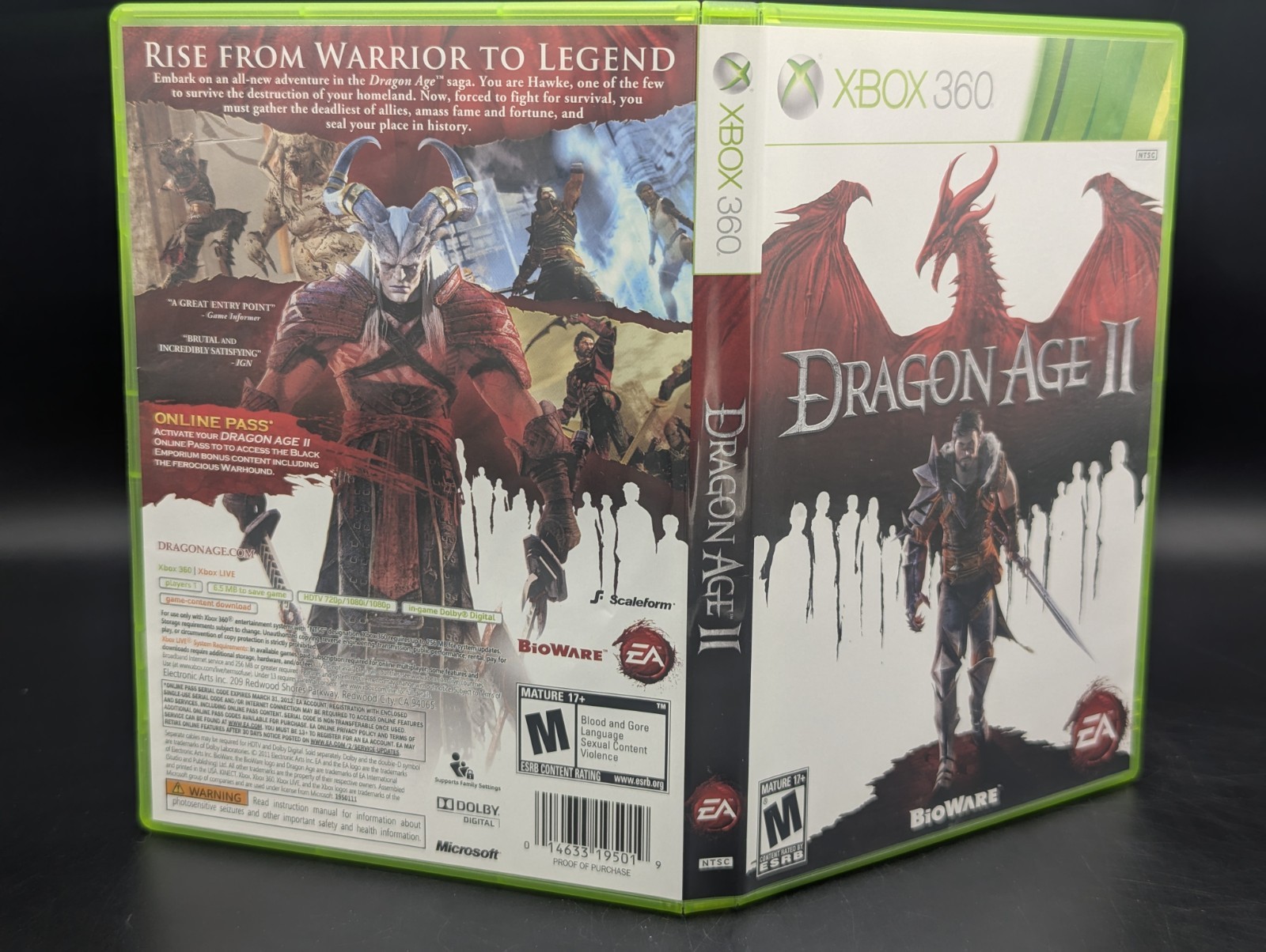 Dragon Age II ( Microsoft Xbox 360 ) CIB – Mint Disc – Pristine – Tested