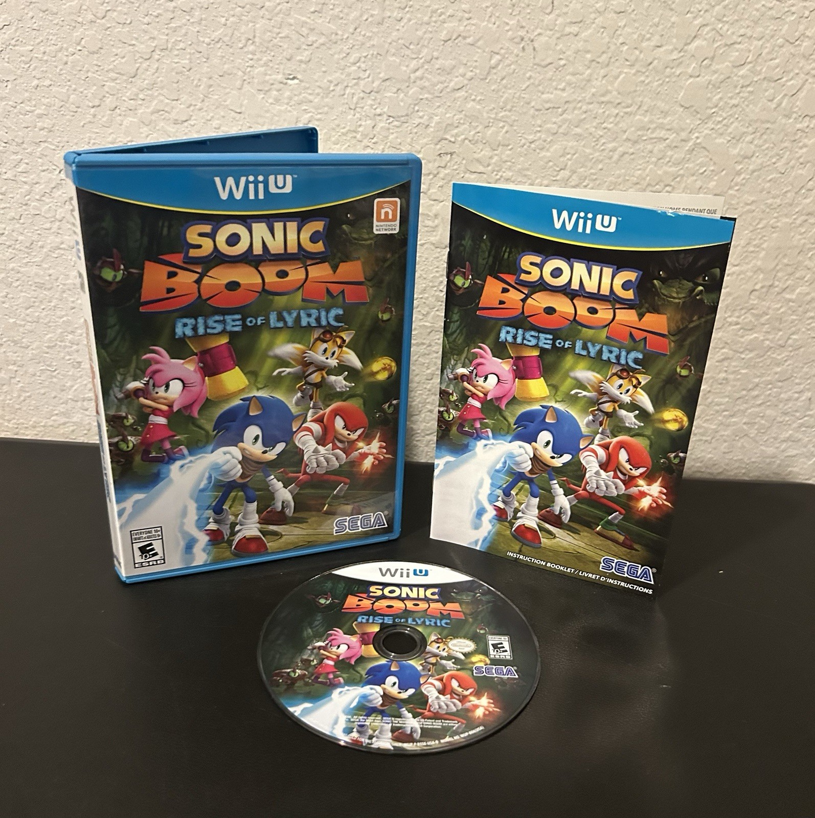 Sonic Boom Rise of Lyric (Nintendo Wii U 2014) CIB TESTED Ships NEXT Day