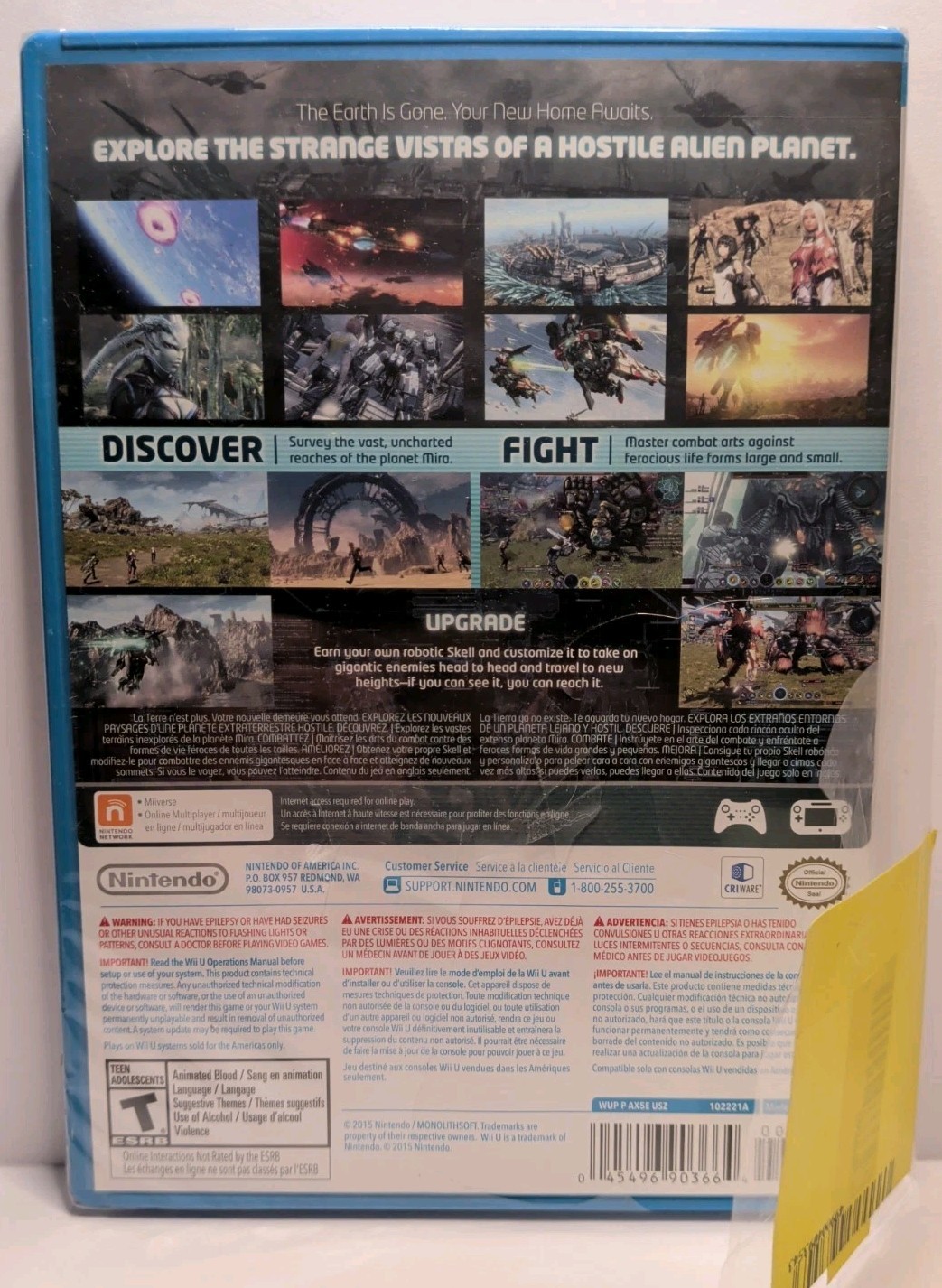 Xenoblade Chronicles X (Nintendo Wii U, 2015) Complete in Box • Sealed