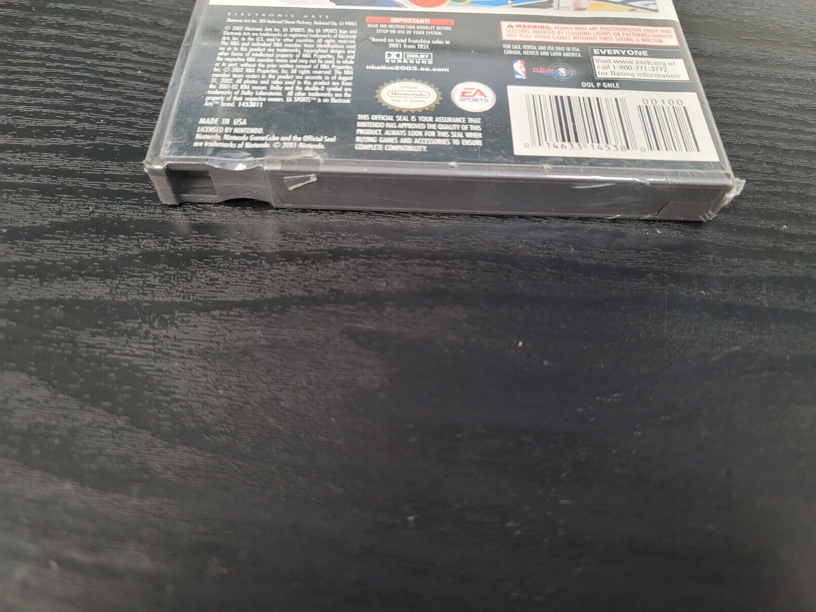 NBA Live 2003 for Nintendo GameCube Brand New Factory Sealed