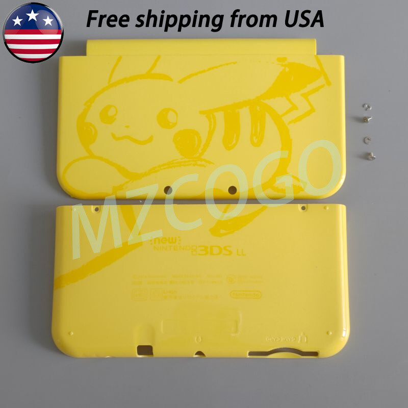 Pikachu For New Nintendo 3DS LL 3DS XL A+E Cover Shell Housing Front Back Case