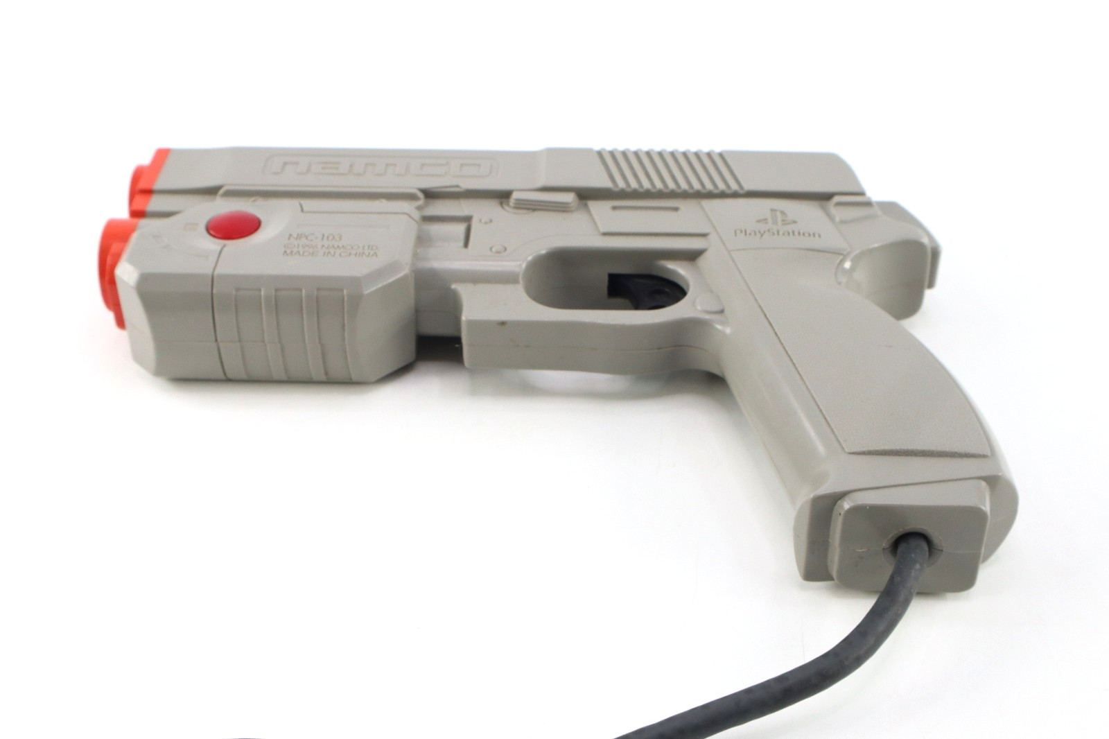 Namco Guncon Light Gun PlayStation 1 PS1 NPC-103 Gray Tested A