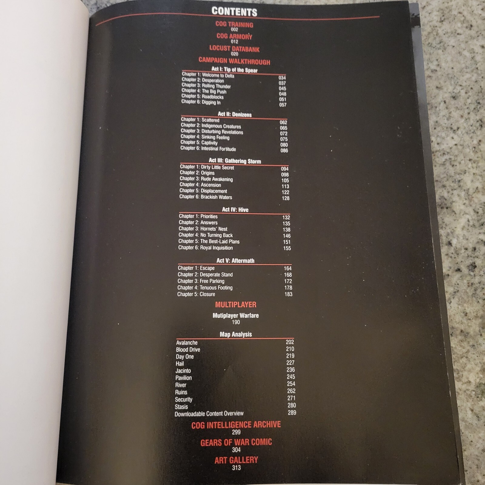 Gears Of War Official Hardcover Strategy Guide Last Stand Edition Skorge Print
