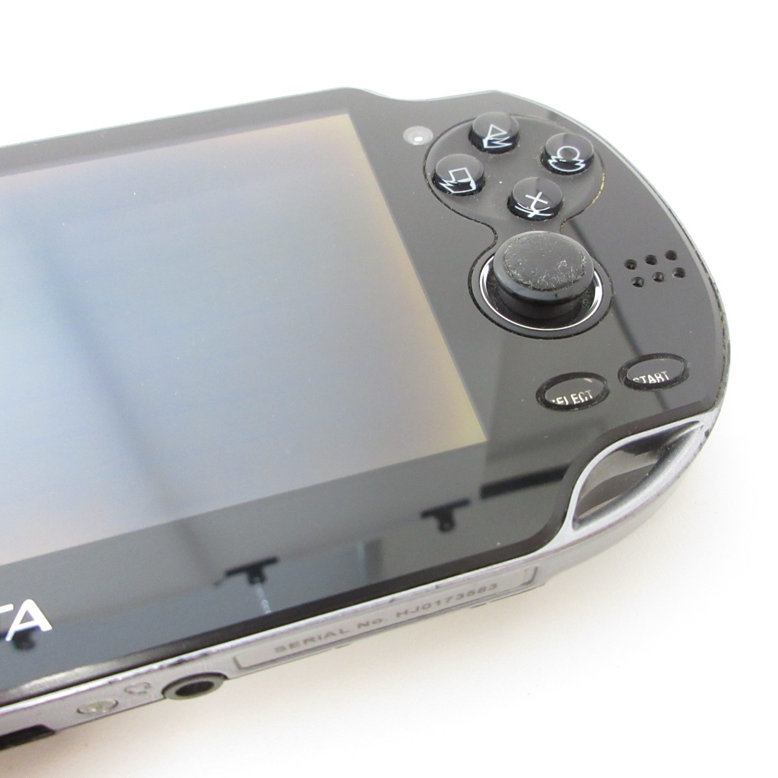 【Excellent】Sony PS Vita PCH-1000 Crystal Black Wi-Fi Model Console only #RET0504