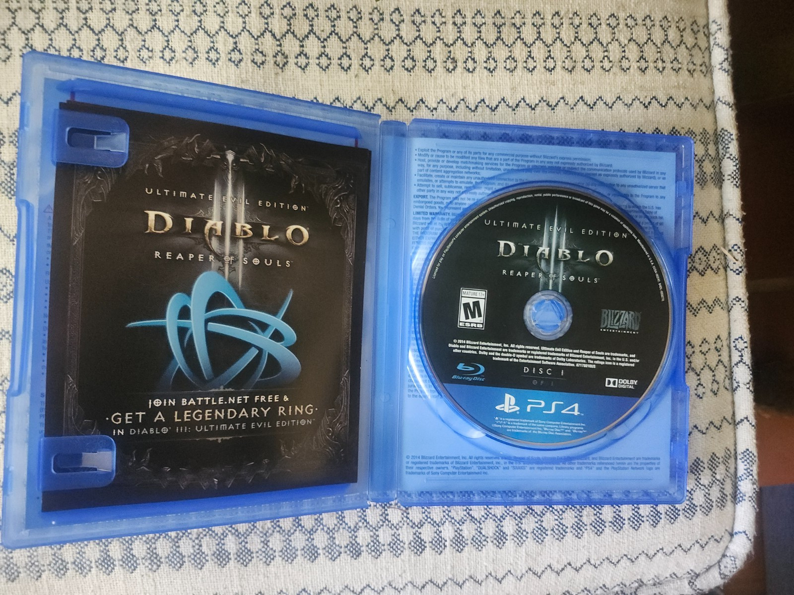 Diablo III: Ultimate Evil Edition (Playstation 4, 2014)