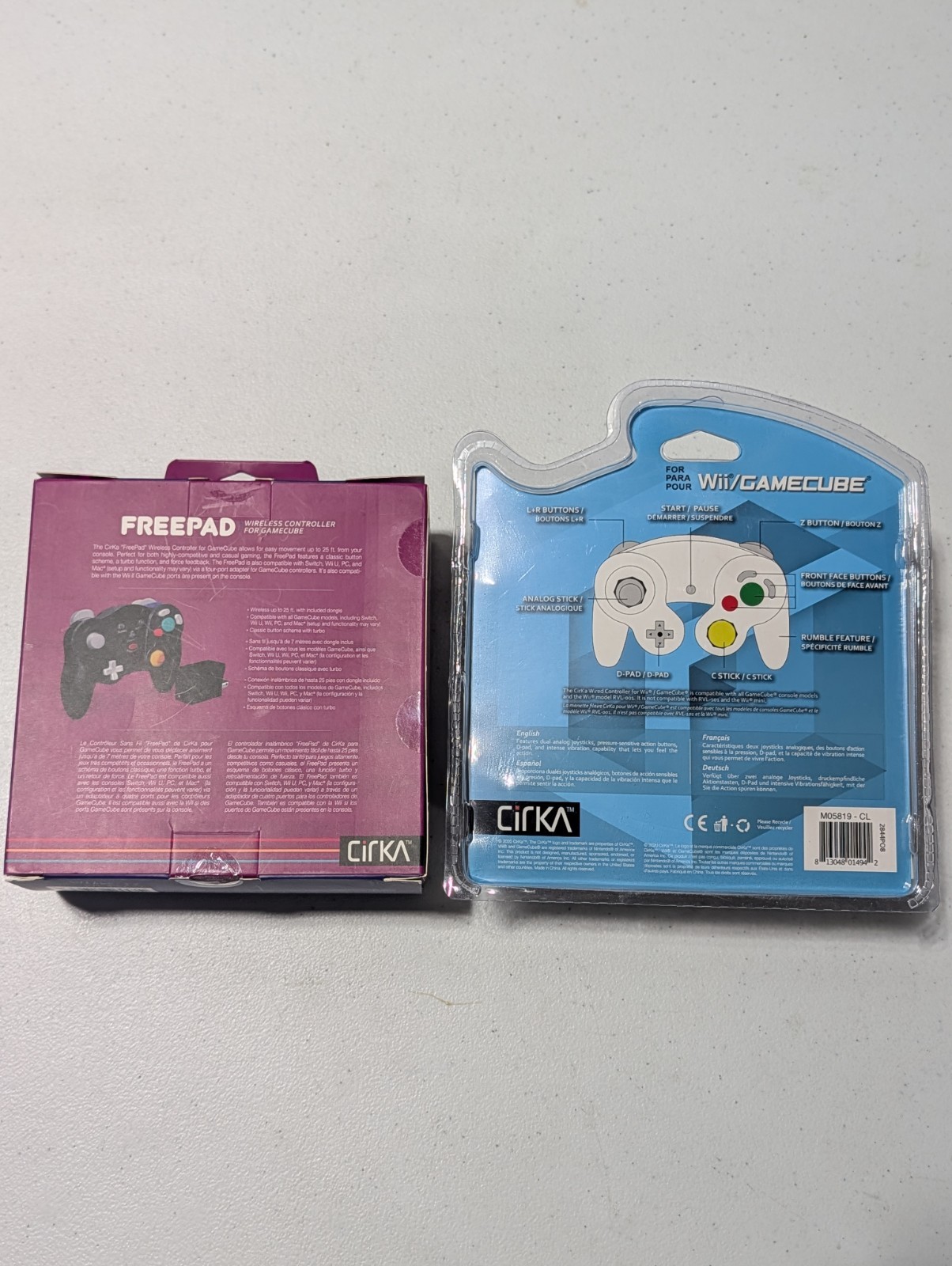 CirKa “FreePad” Wireless & Cirka Wired Controller For Nintendo GameCube