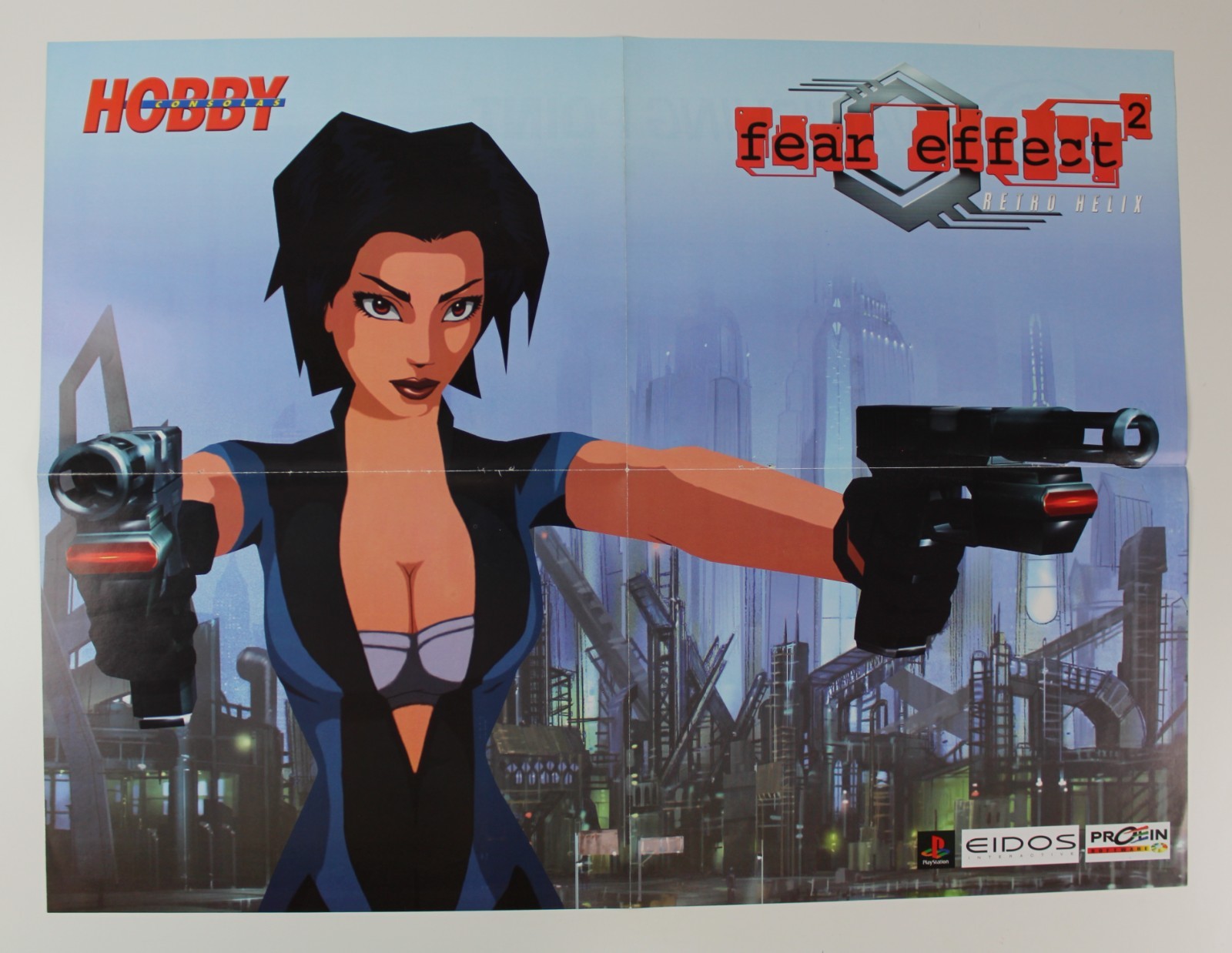 2001 VANISHING POINT Double-Sided Poster 22.5″ x 17″ (57 x 53 cm.) Spain Vintage