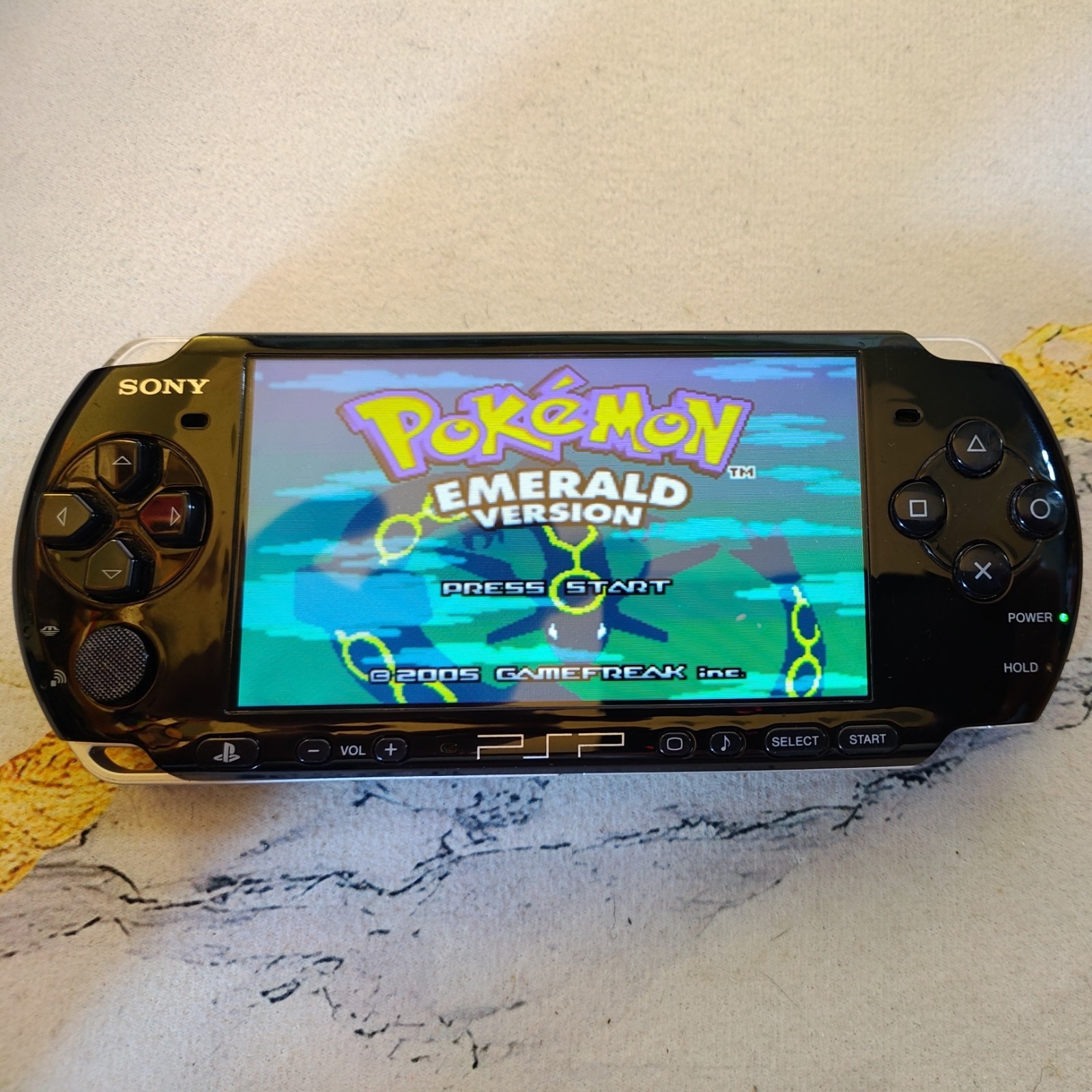 Sony PlayStation Portable PSP 3001 Black Handheld Game Console read before