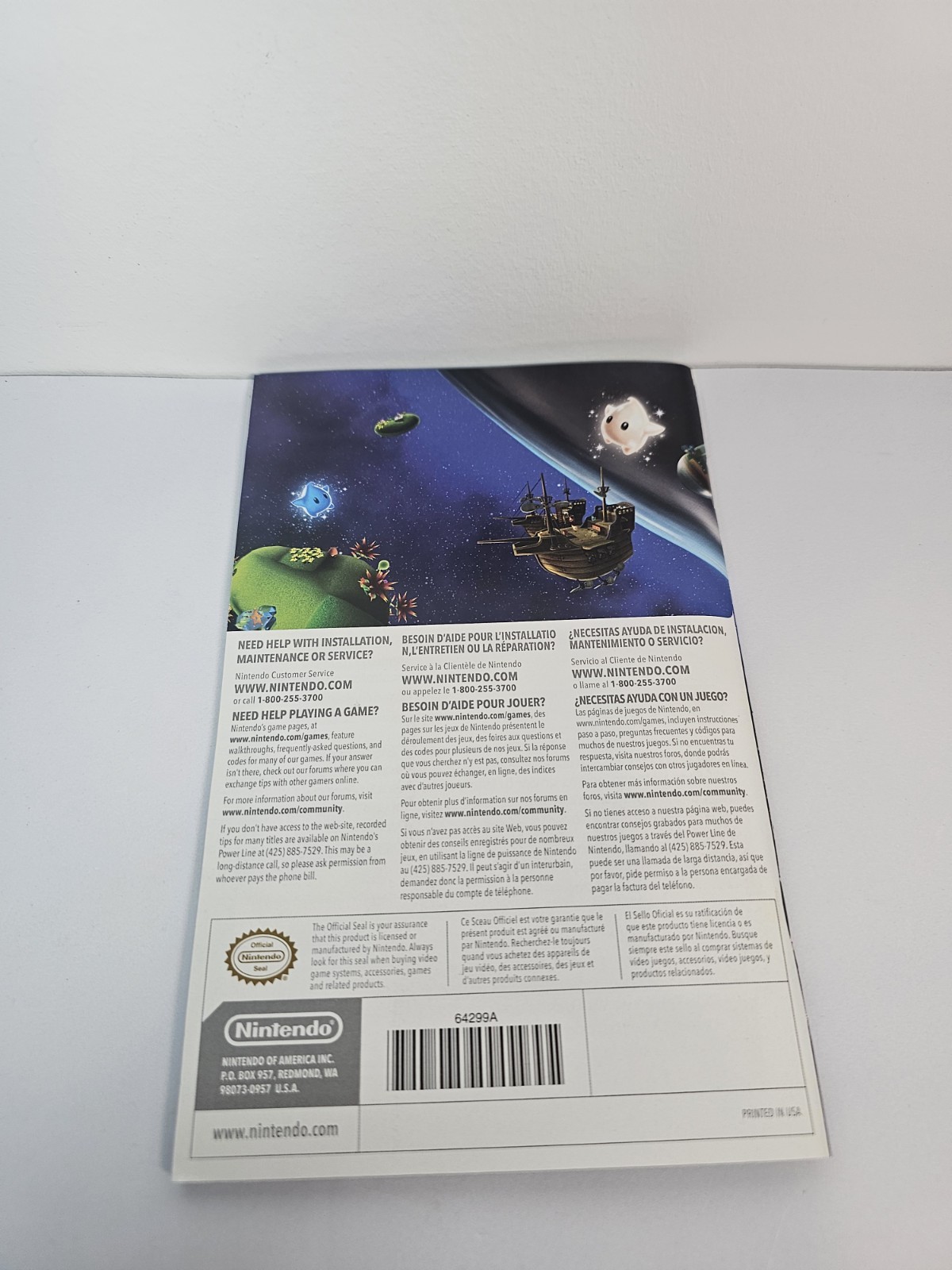 Super Mario Galaxy (Nintendo Wii, 2007) CiB