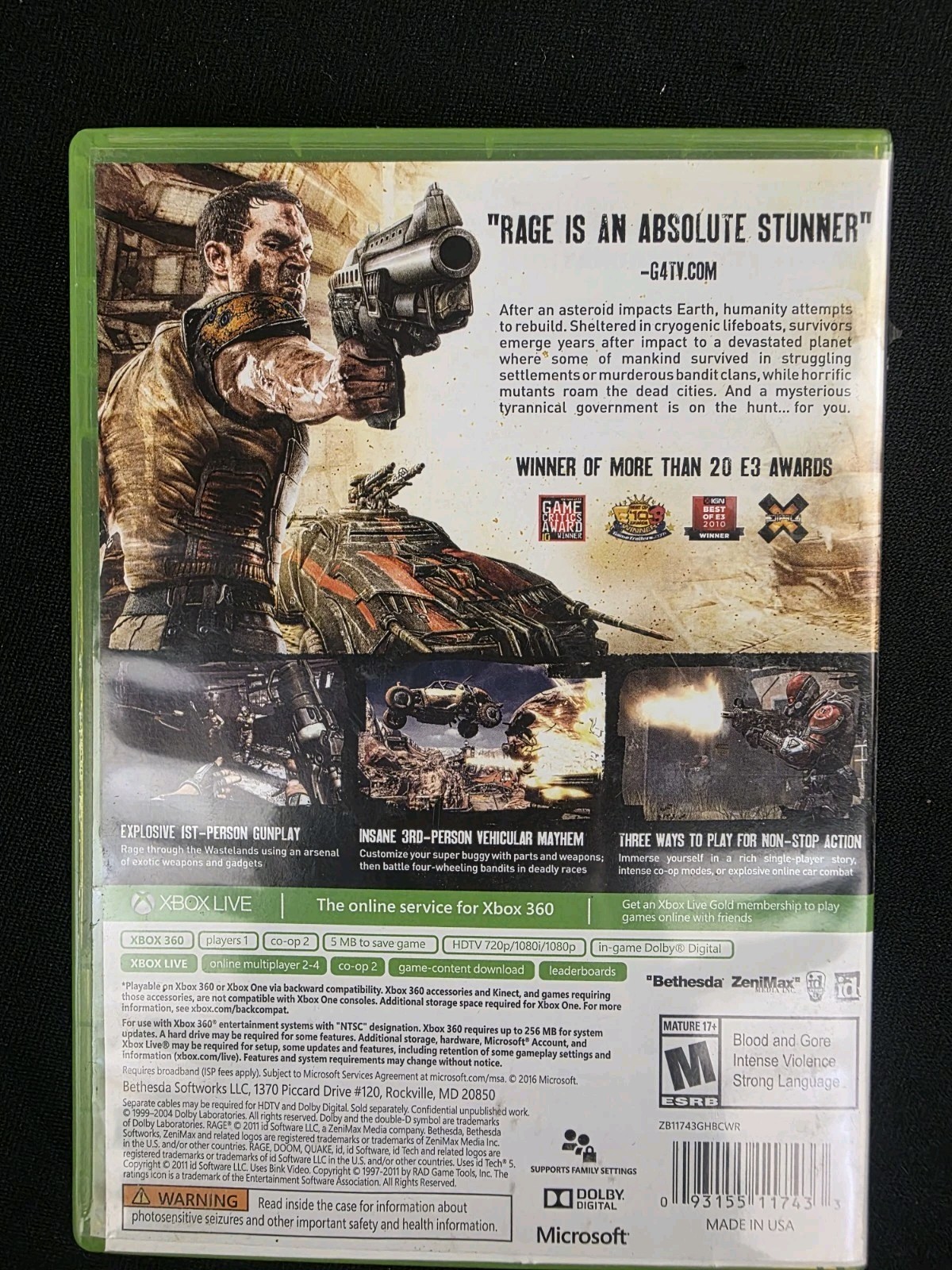 Rage Xbox 360 And Xbox One