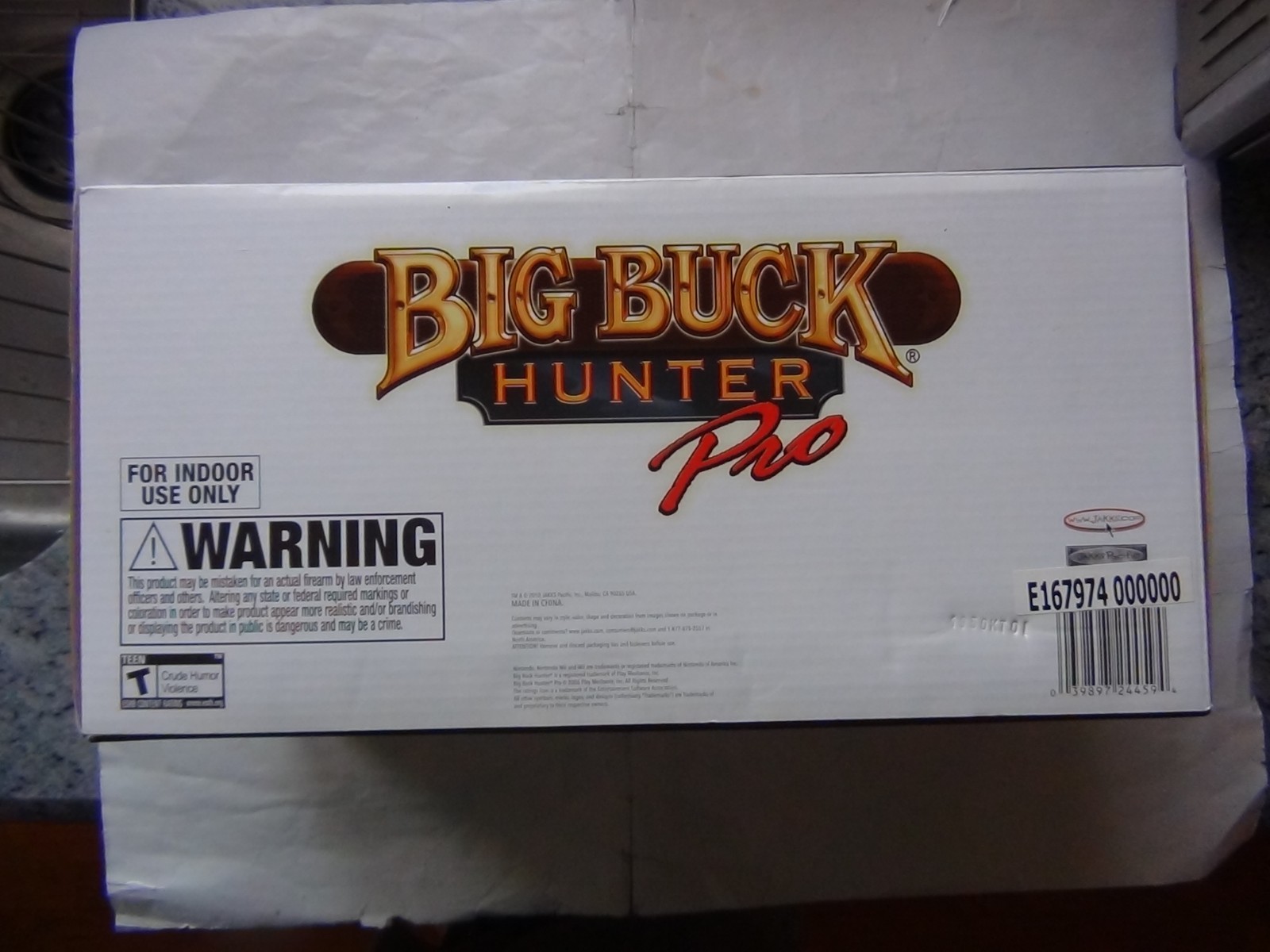 Big Buck Hunter Pro – Nintendo Wii – 2010 – Jakks Pacific – New Sealed (Y25B815)
